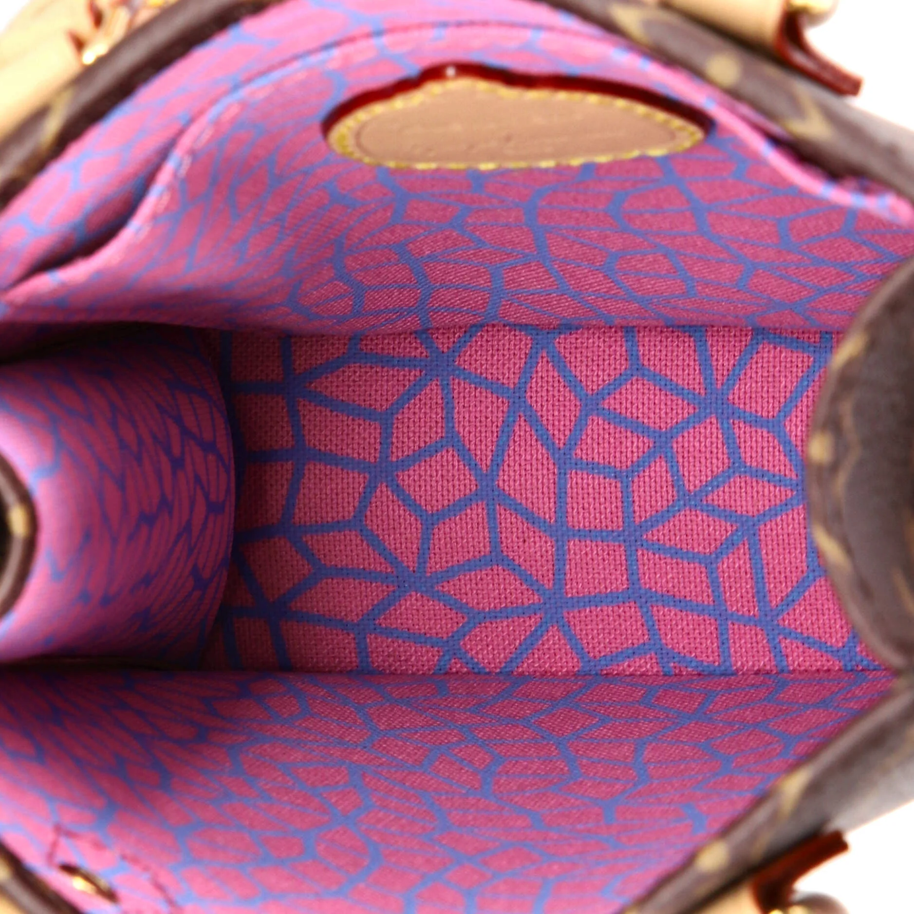 Petit Sac Plat Bag Yayoi Kusama Pumpkins Monogram Canvas - Image 5
