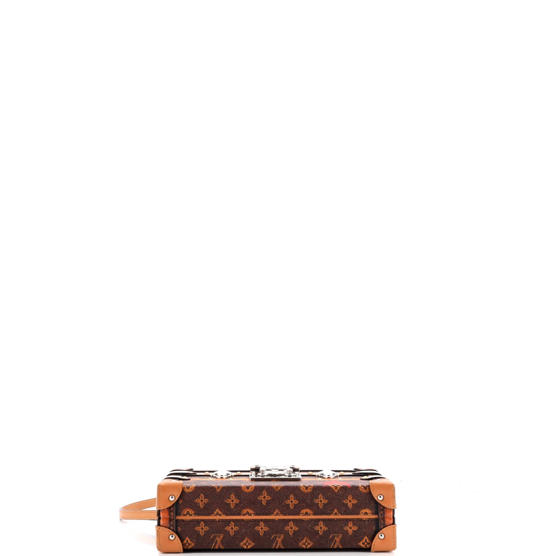 Petite Malle Handbag Limited Edition Time Trunk Monogram Canvas - Image 4