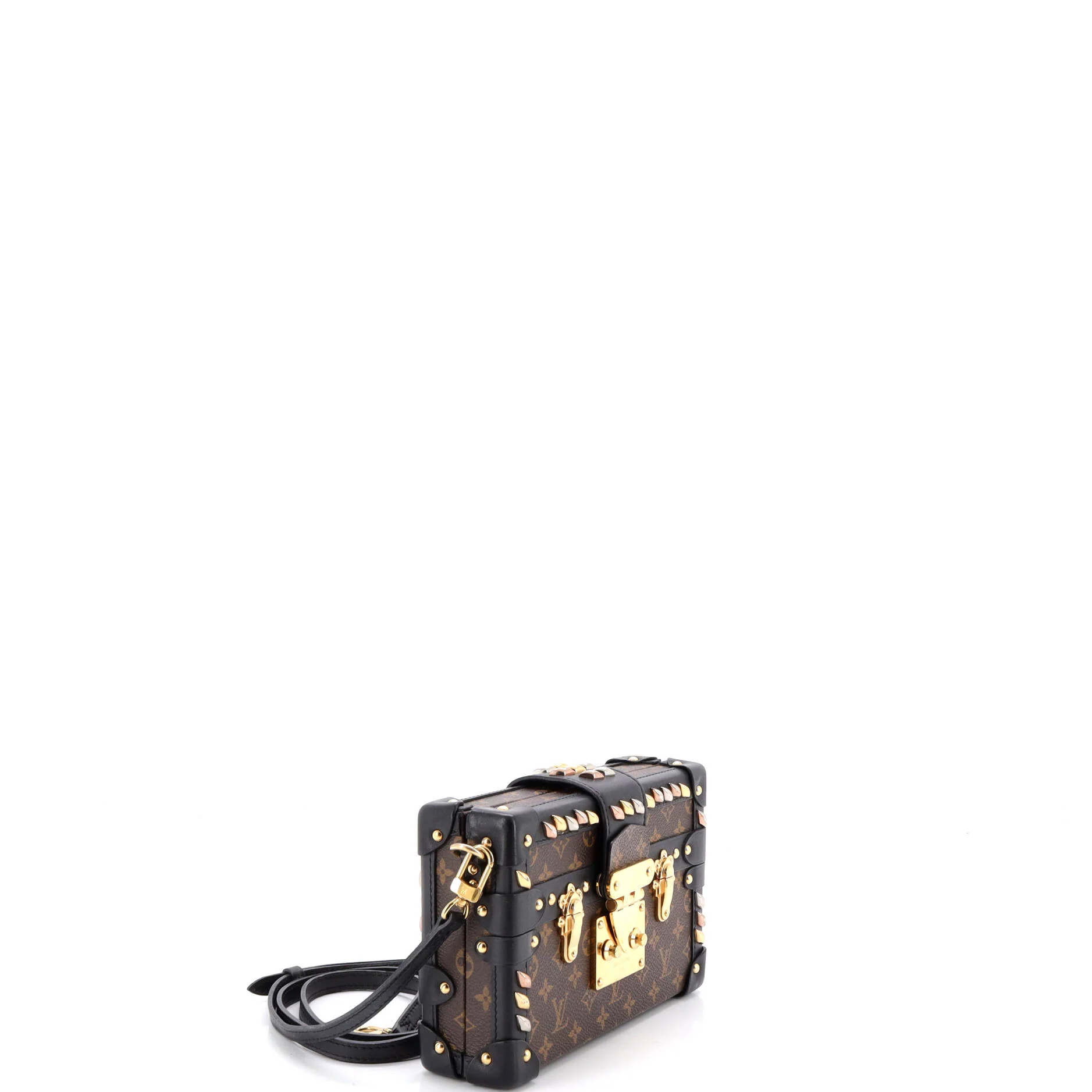 Petite Malle Handbag Studded Monogram Canvas - Image 2