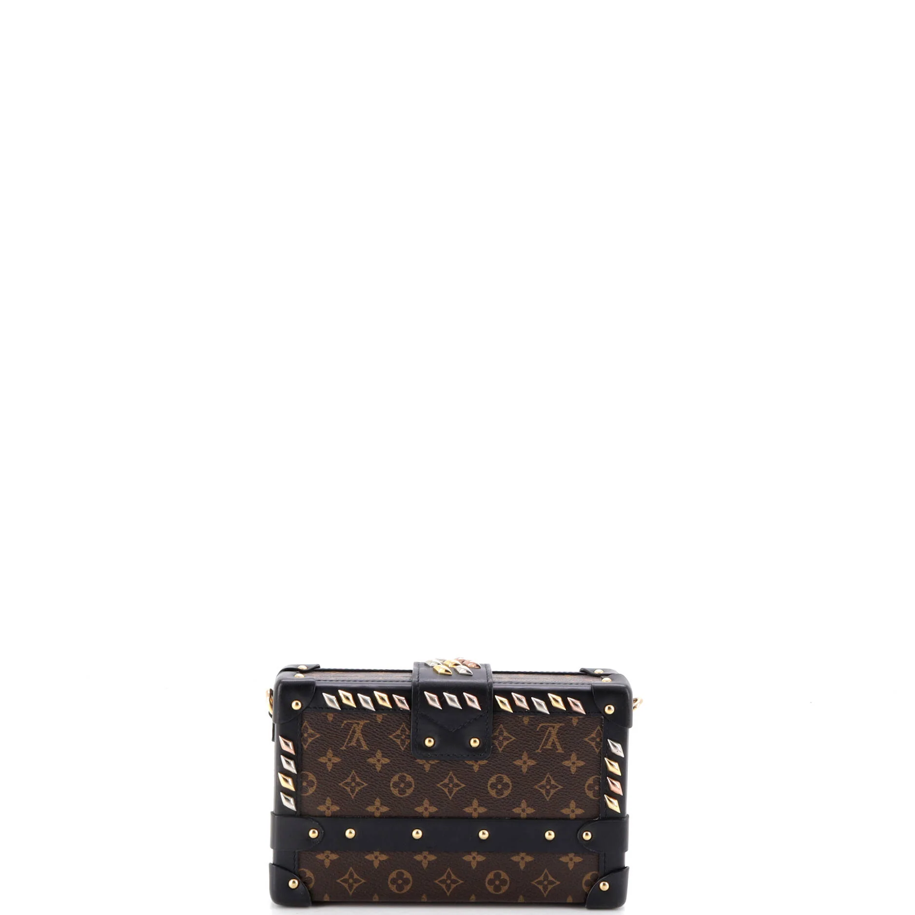 Petite Malle Handbag Studded Monogram Canvas - Image 3