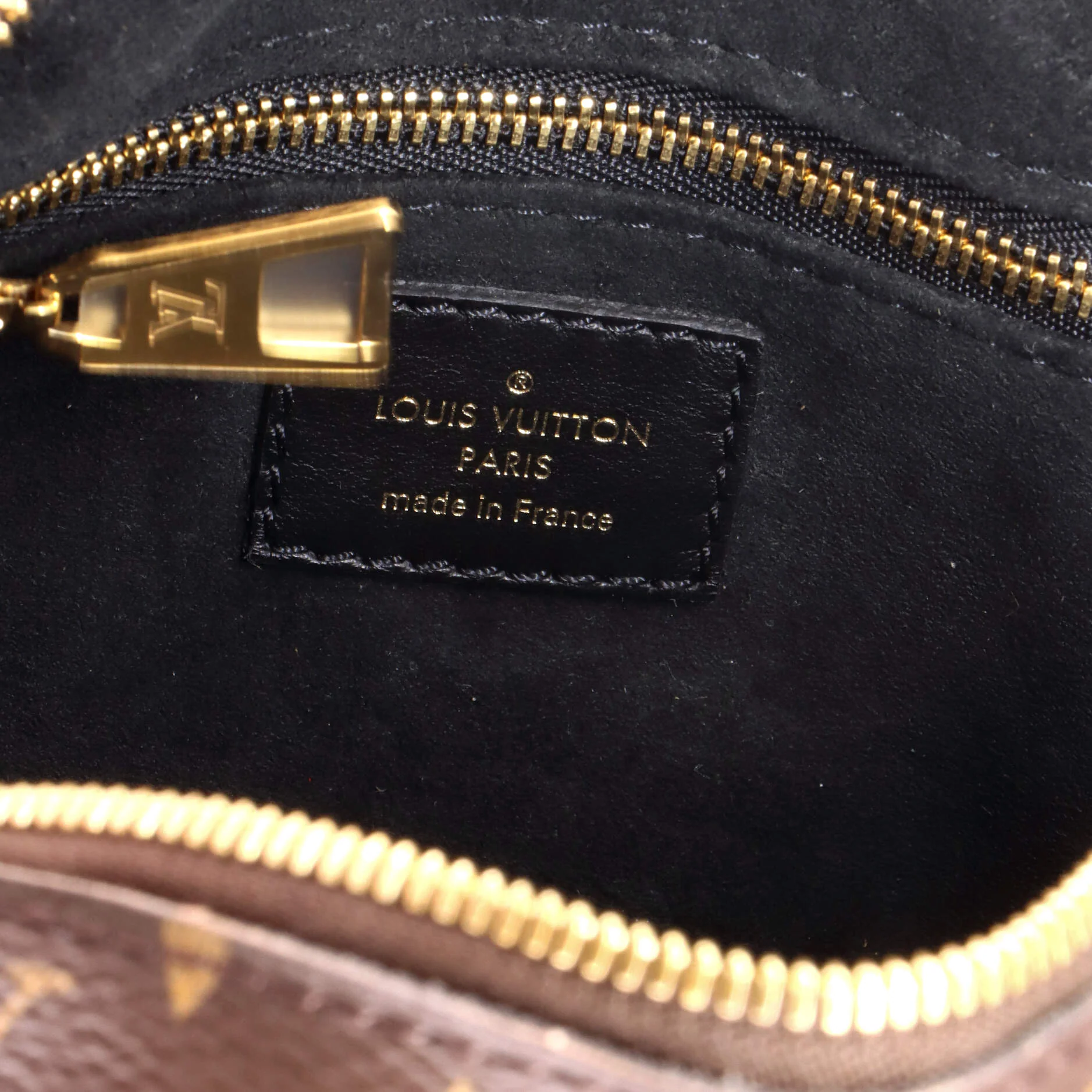 Petite Malle Souple Handbag Monogram Canvas with Leather - Image 7