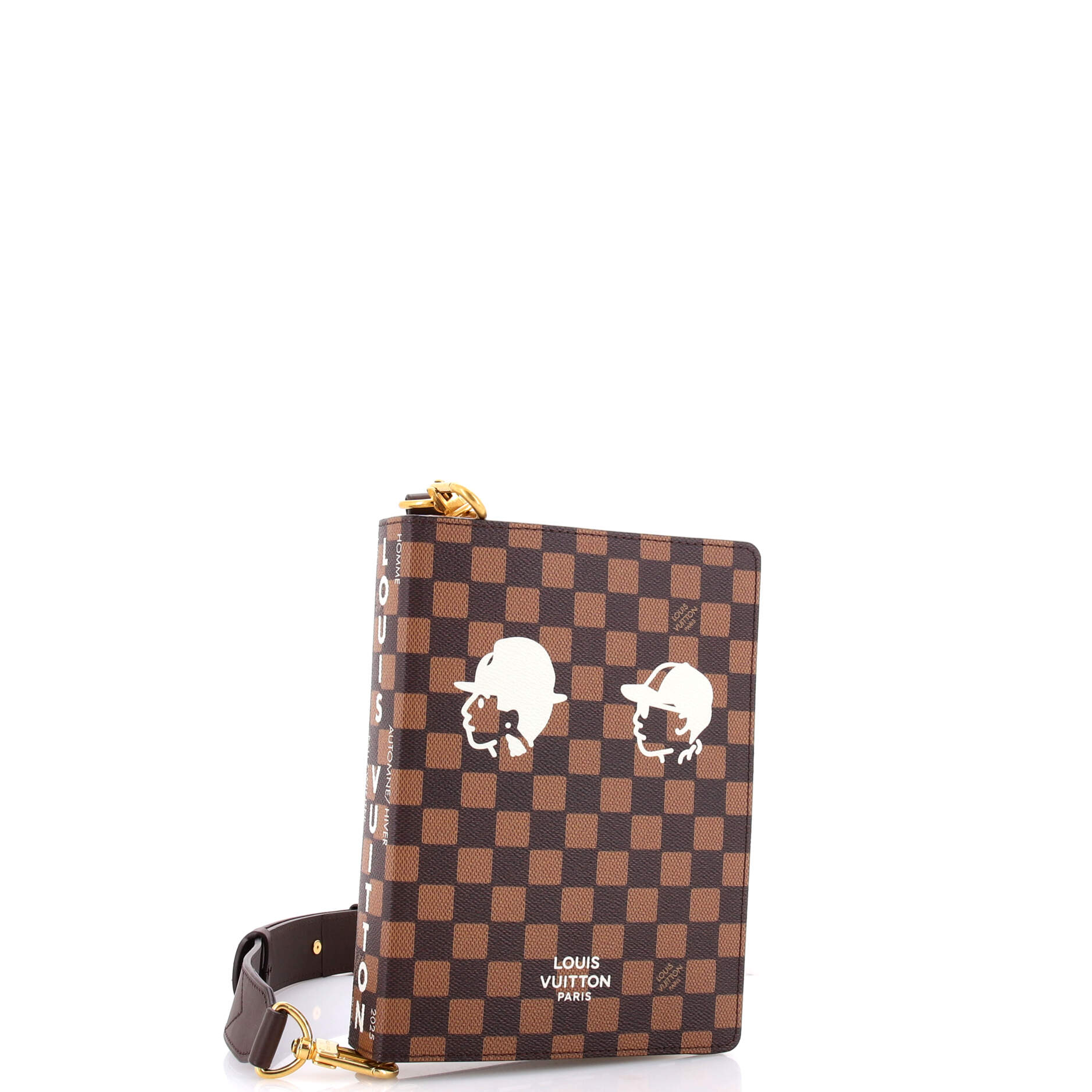 Pharrell X Nigo Book Messenger Bag Limited Edition Damier Phriendship Coated Canvas - Image 2