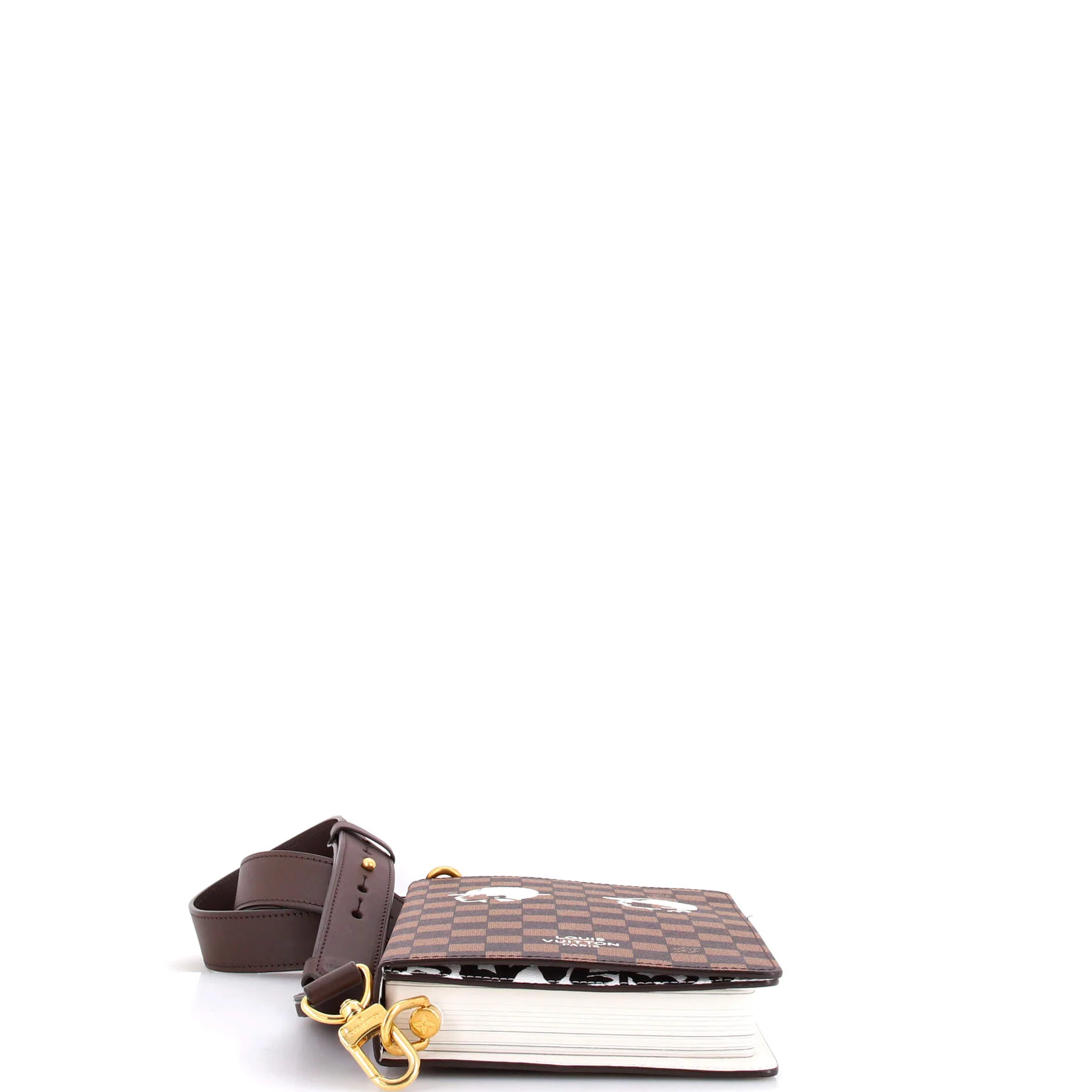 Pharrell X Nigo Book Messenger Bag Limited Edition Damier Phriendship Coated Canvas - Image 4