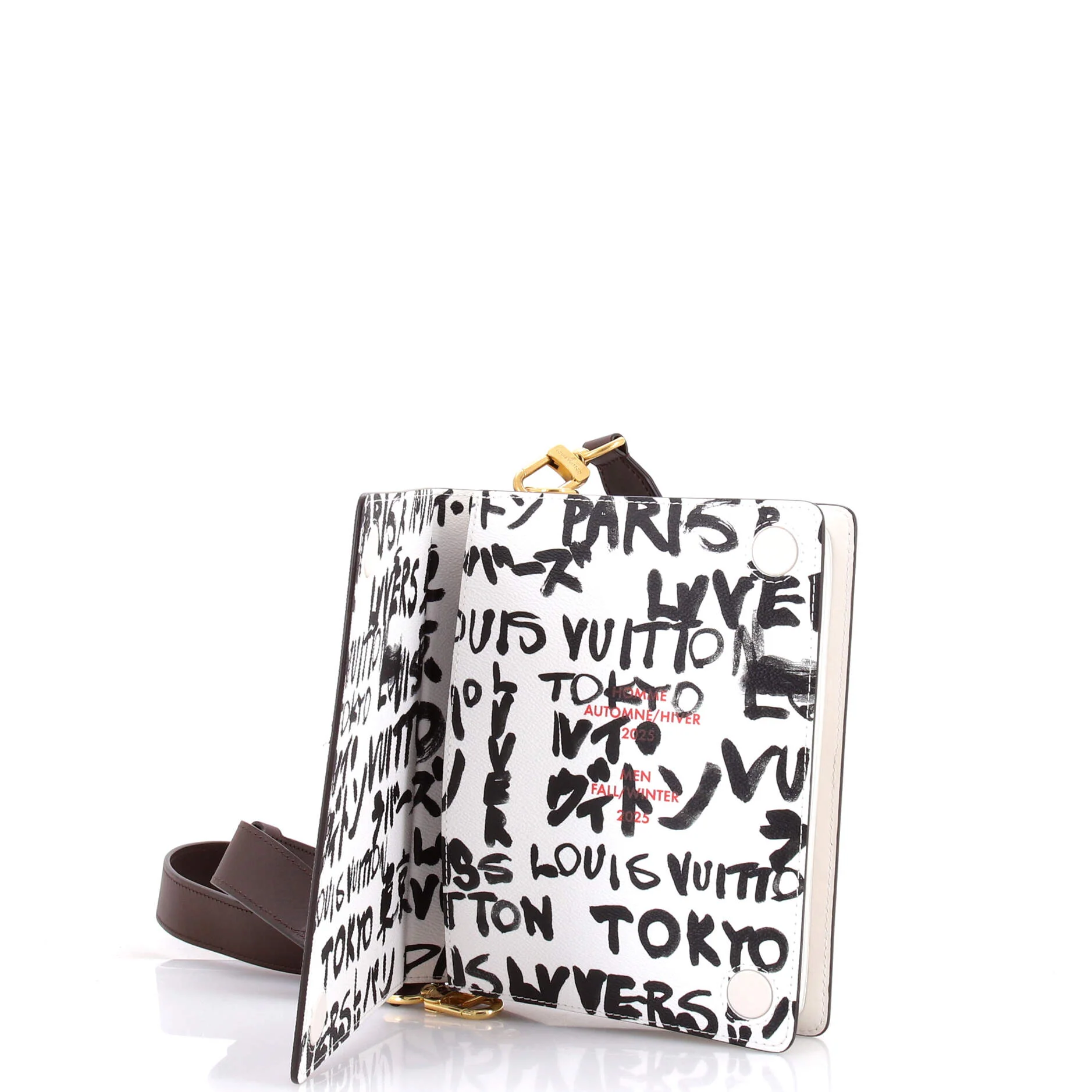 Pharrell X Nigo Book Messenger Bag Limited Edition Damier Phriendship Coated Canvas - Image 5