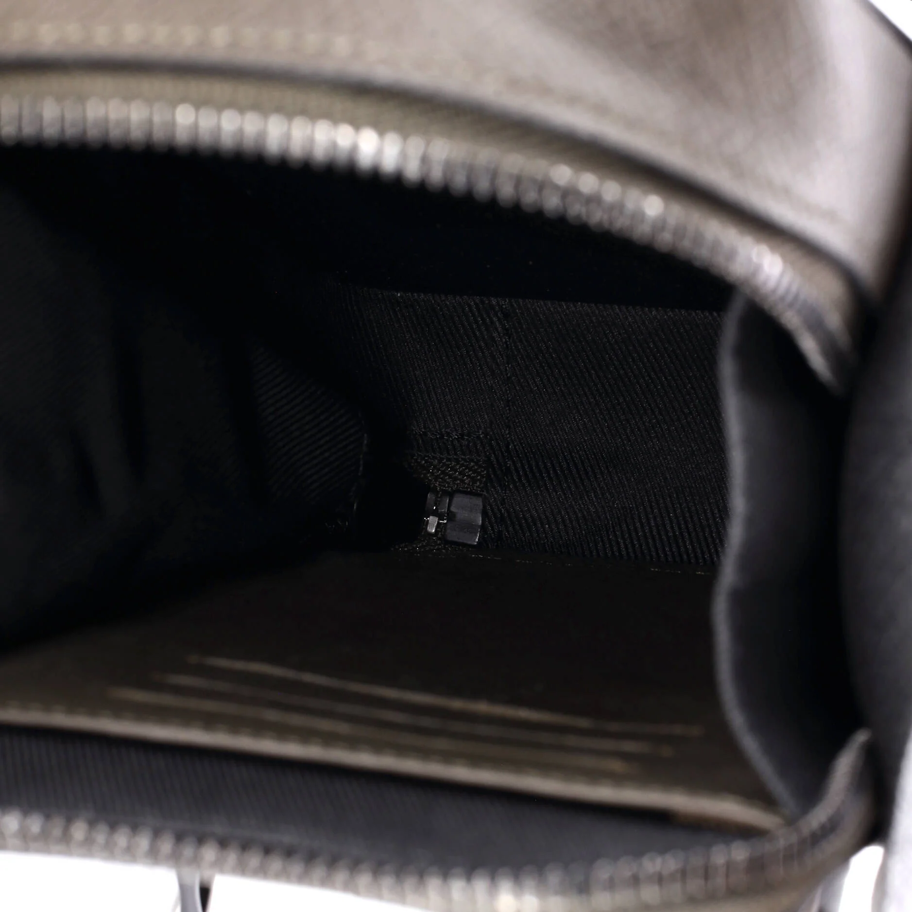 Phone Box Bag Taiga Leather with Monogram Canvas - Image 5