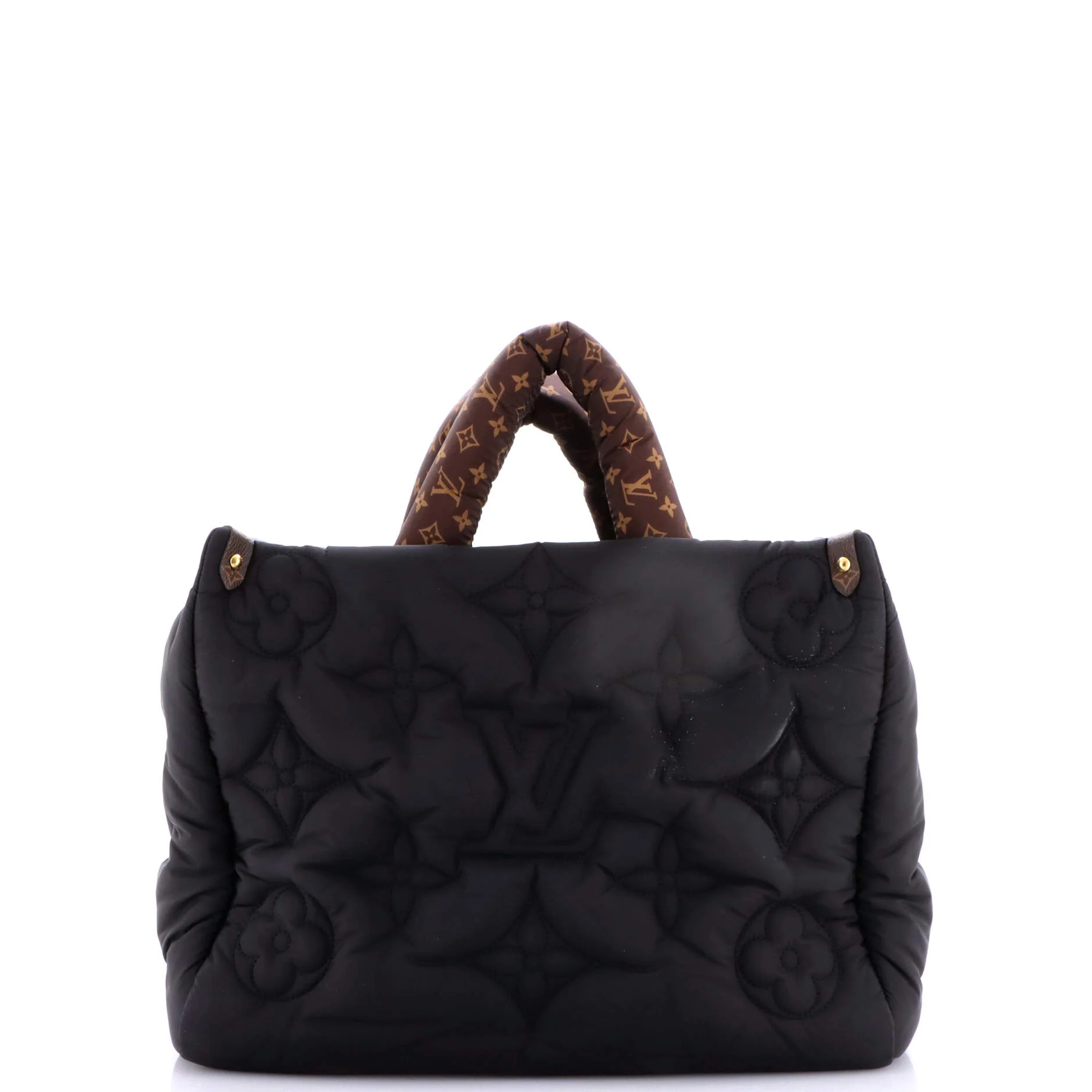 Pillow OnTheGo Tote Monogram Quilted Econyl Nylon MM - Image 3