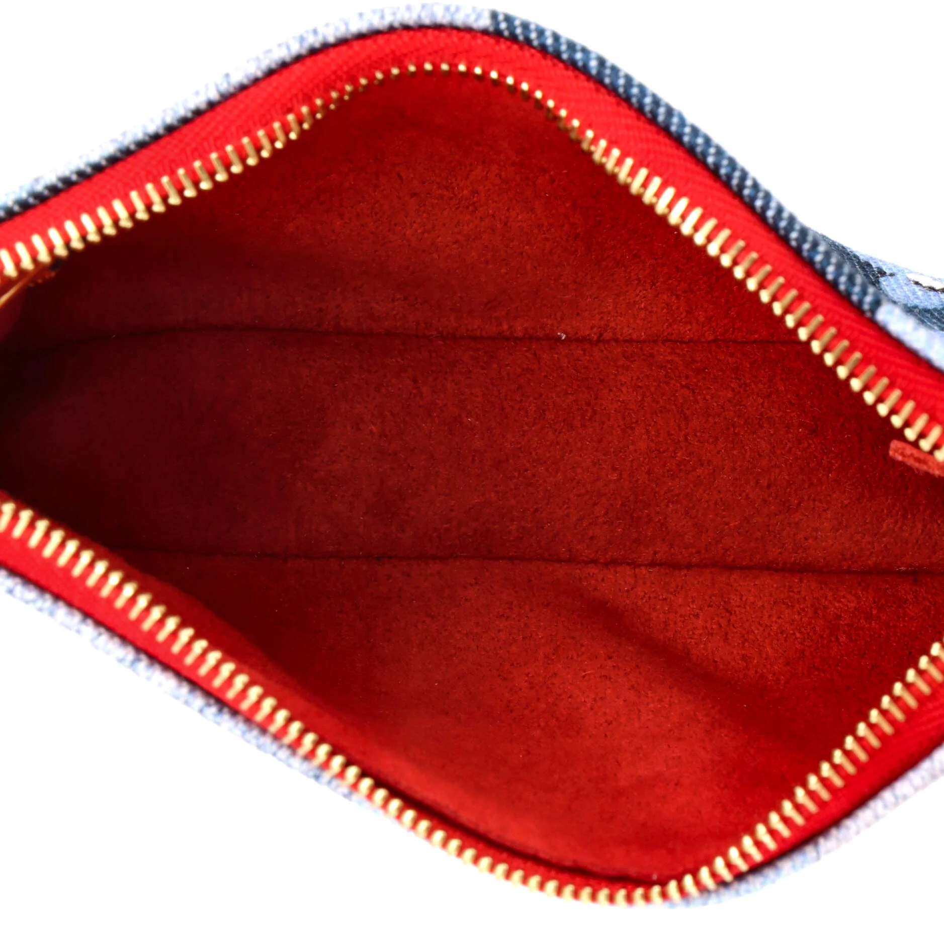 Pochette Accessoires Damier and Monogram Patchwork Denim Micro - Image 5