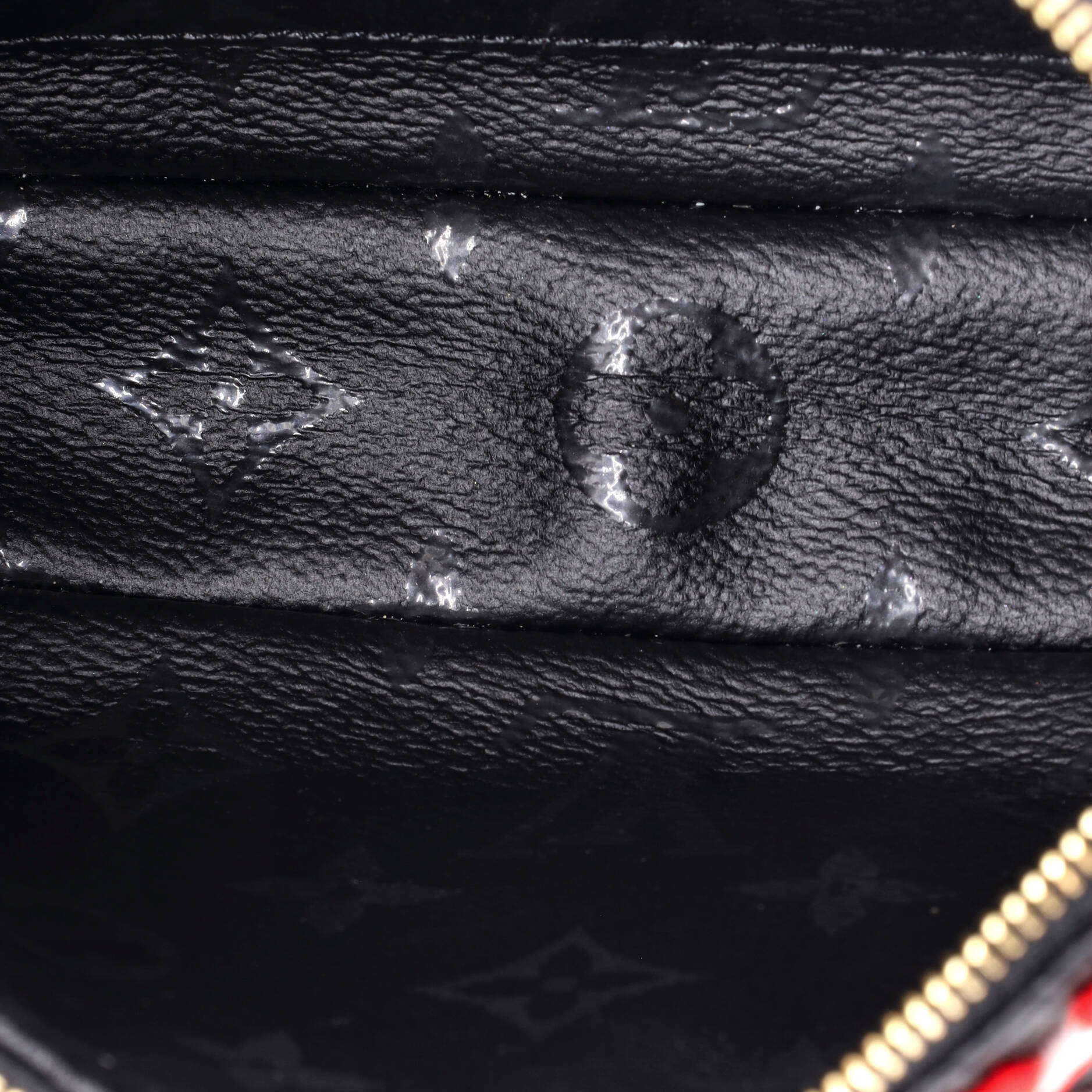 Pochette Accessoires NM Limited Edition Urs Fischer Tufted Monogram Canvas - Image 5