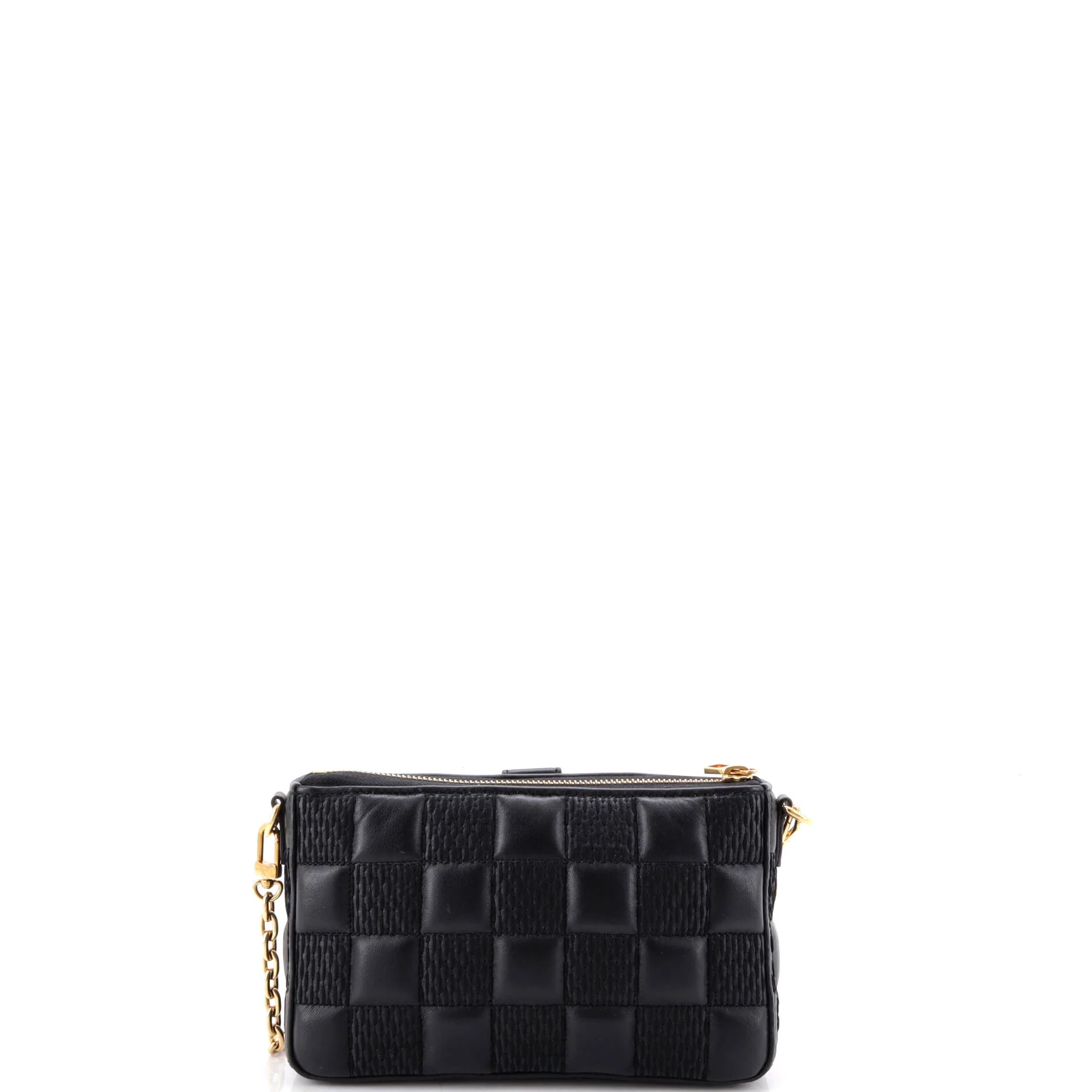 Pochette Troca Damier Quilted Lambskin MM - Image 3