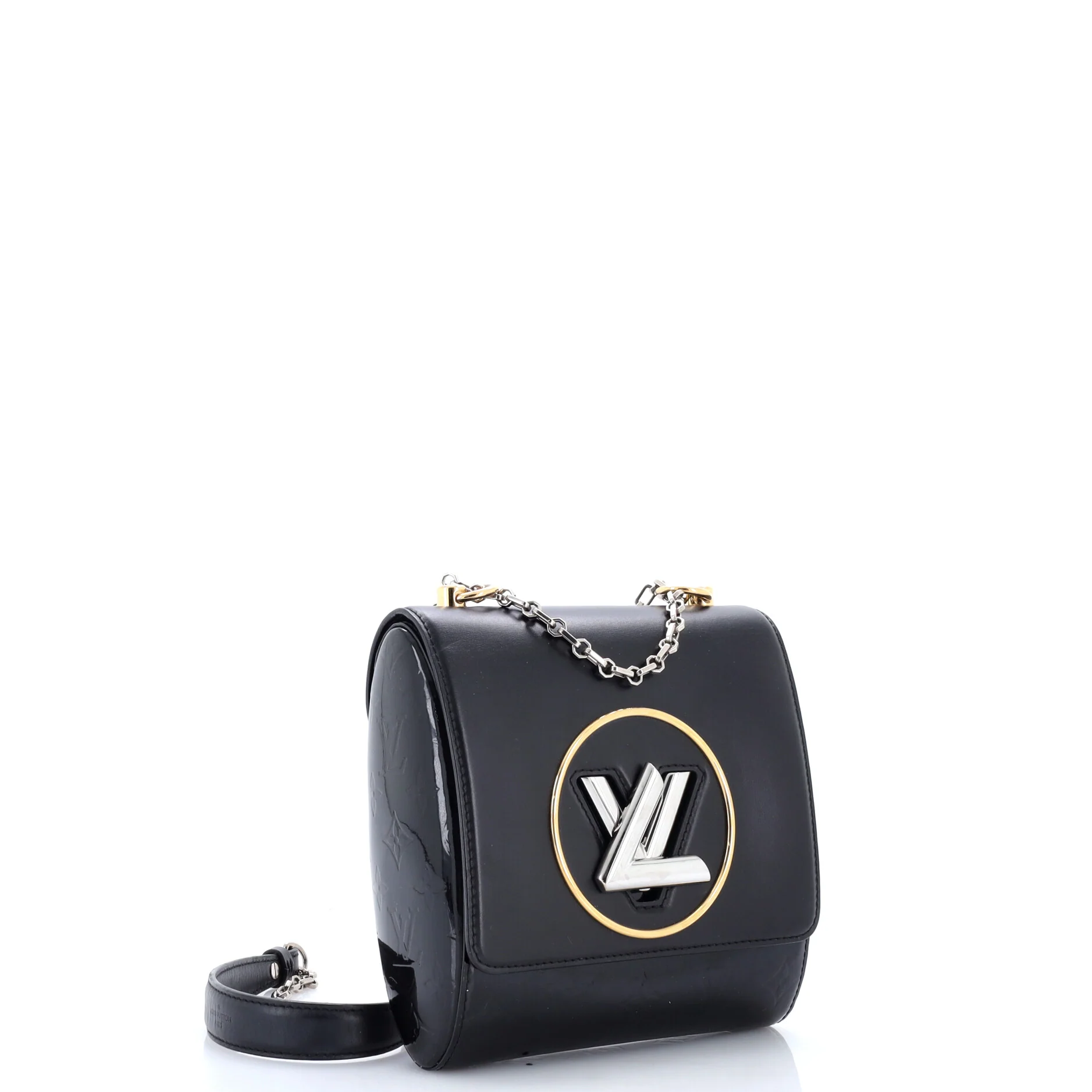 Pochette Twist Handbag Leather with Monogram Vernis - Image 2