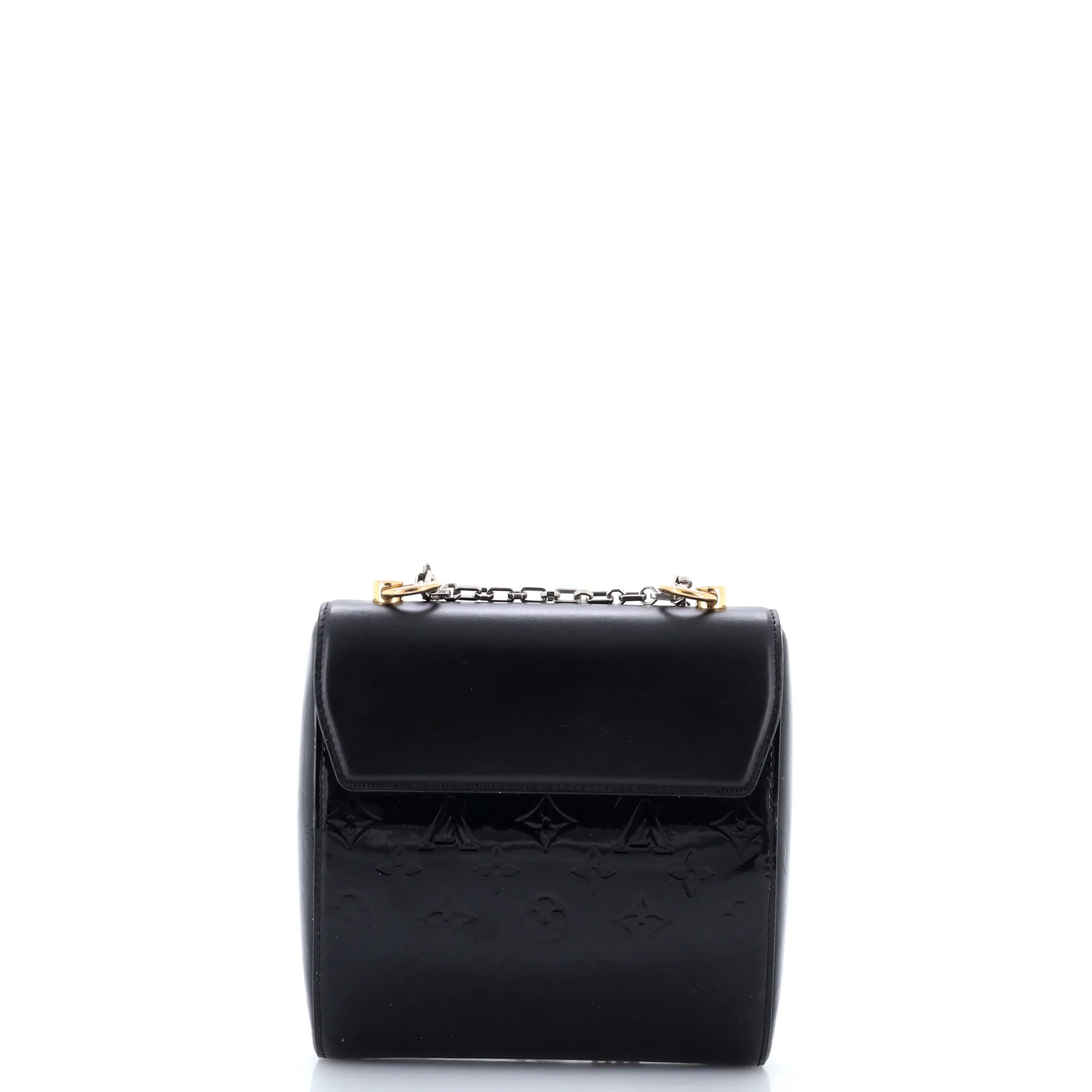 Pochette Twist Handbag Leather with Monogram Vernis - Image 3
