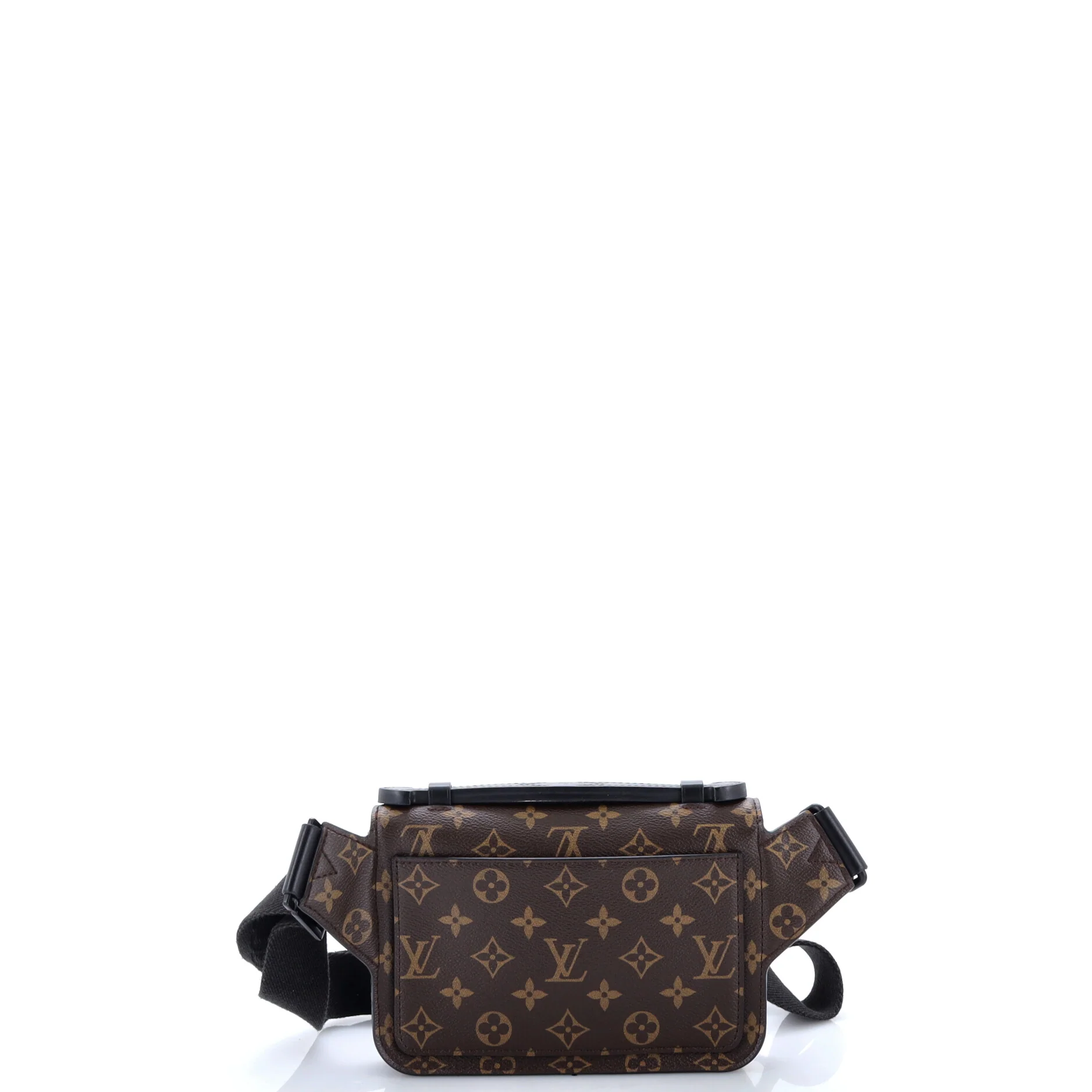 S Lock Sling Bag Macassar Monogram Canvas - Image 6