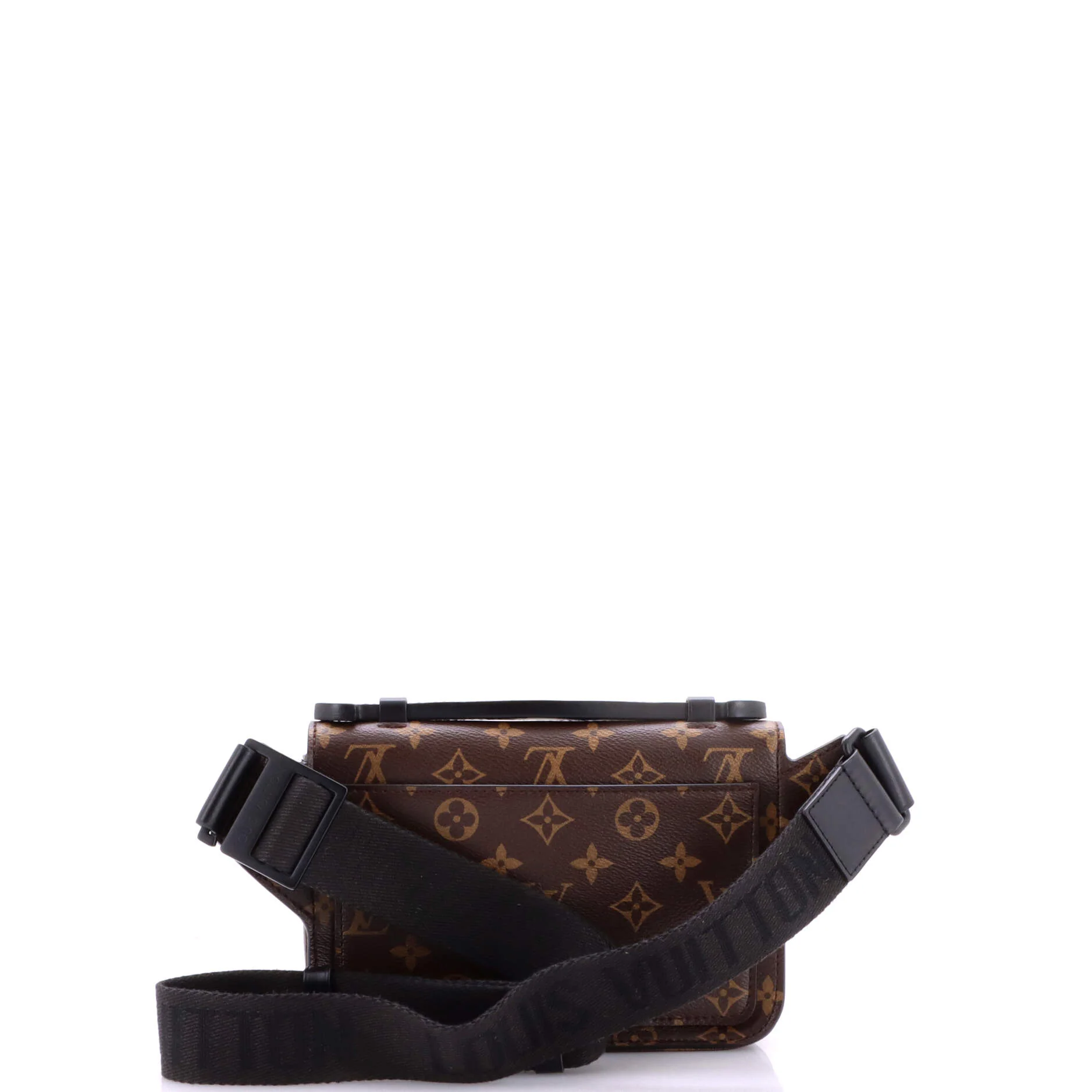 S Lock Sling Bag Macassar Monogram Canvas - Image 3