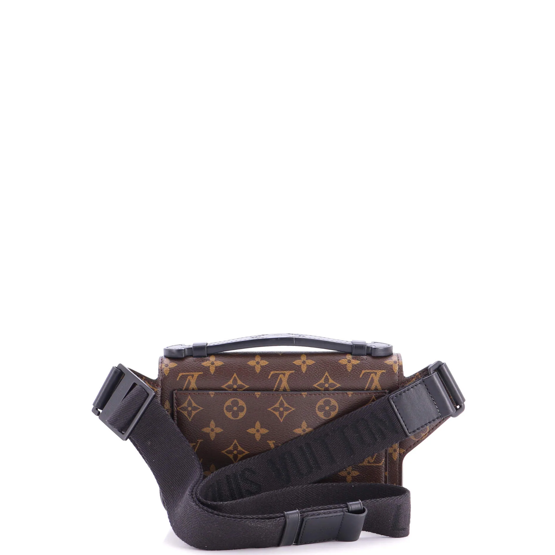 S Lock Sling Bag Macassar Monogram Canvas - Image 3