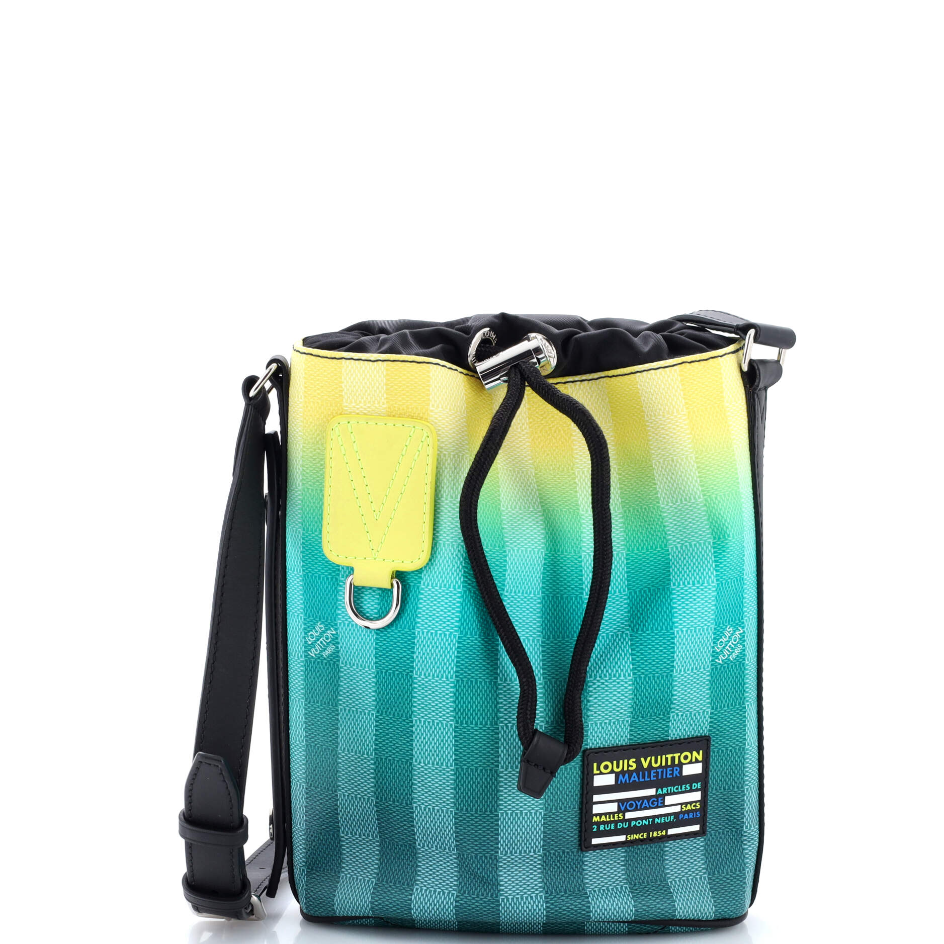 Sac Marin Bag Limited Edition Gradient Damier Stripes BB