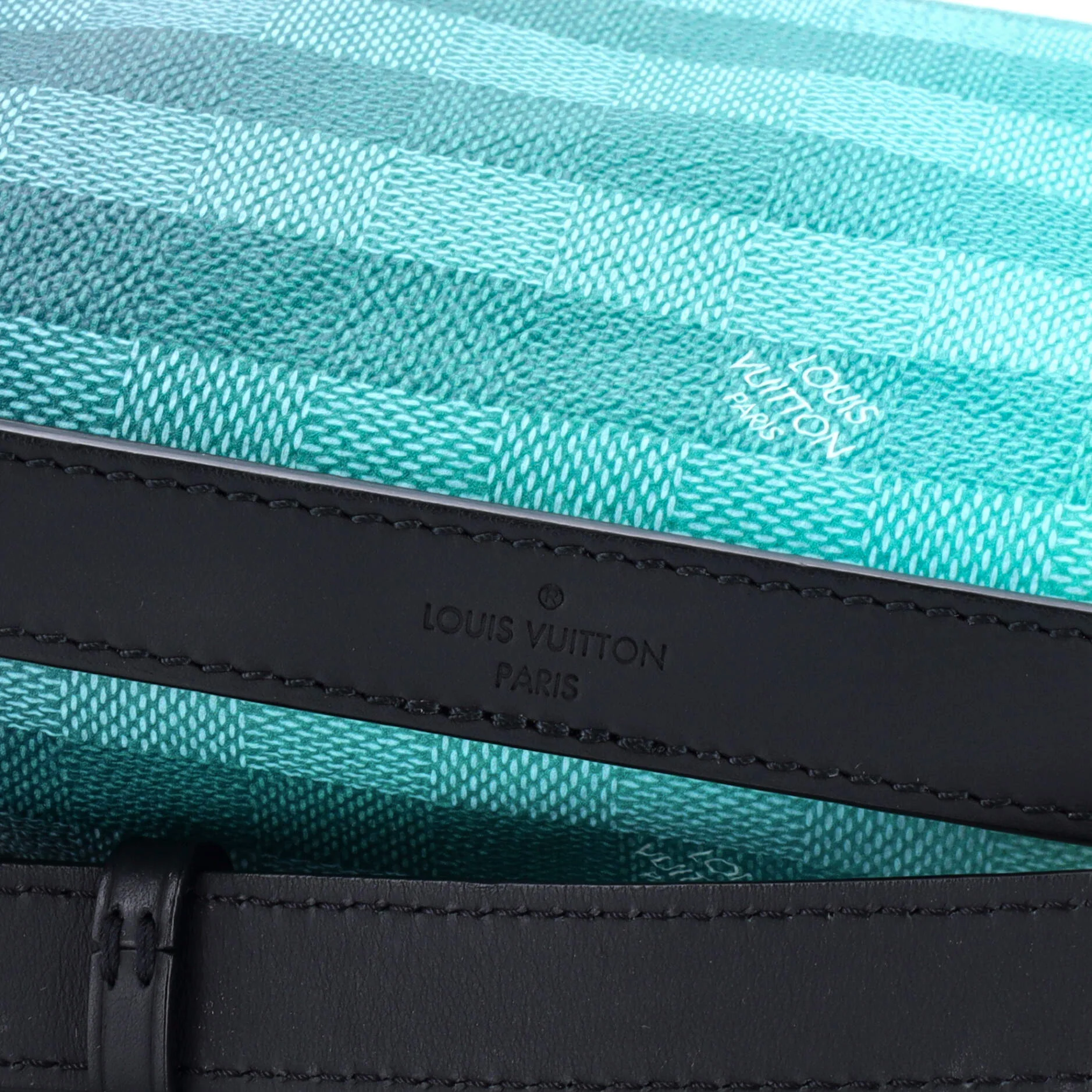 Sac Marin Bag Limited Edition Gradient Damier Stripes BB - Image 6