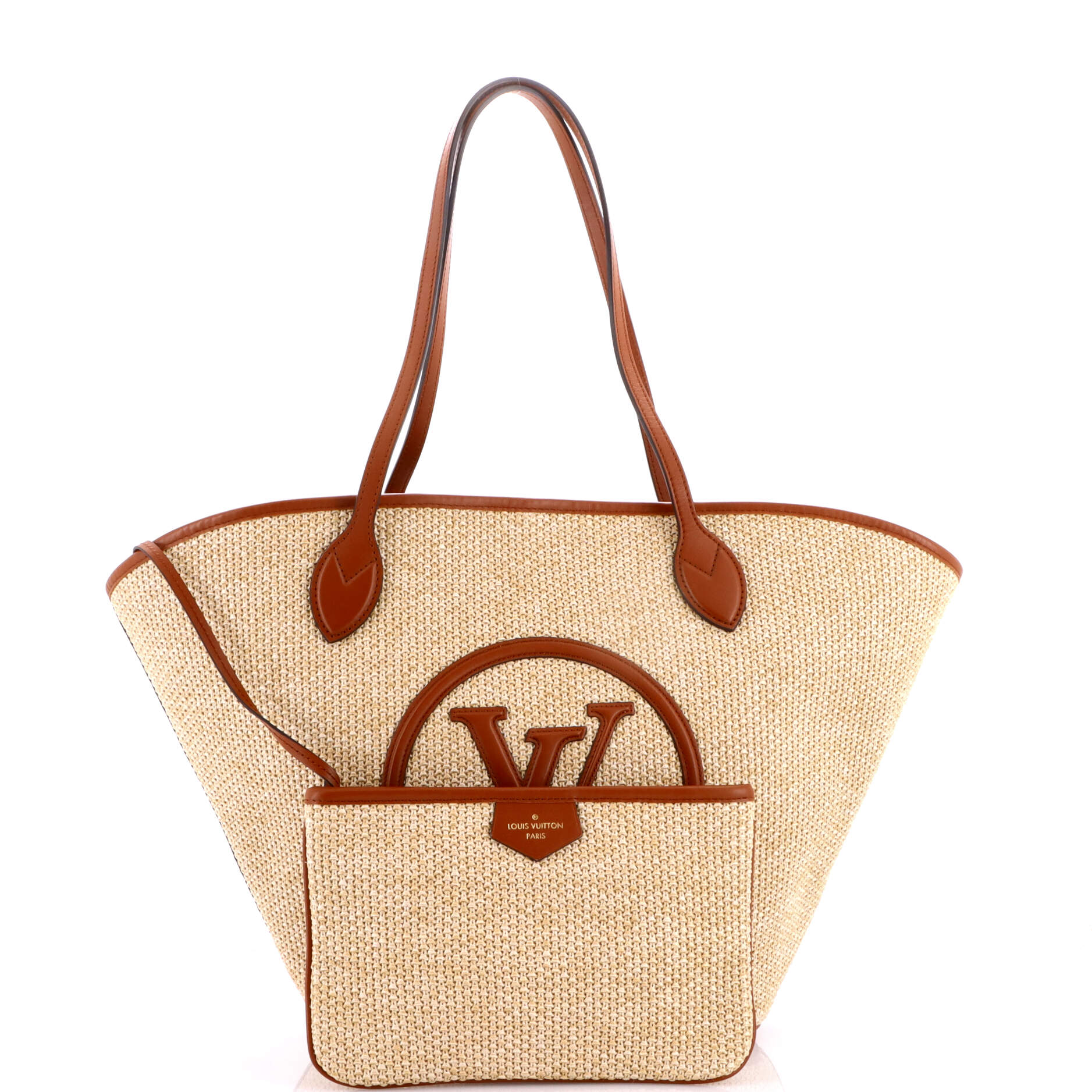 Saint Jacques NM Handbag Raffia and Leather - Image 2