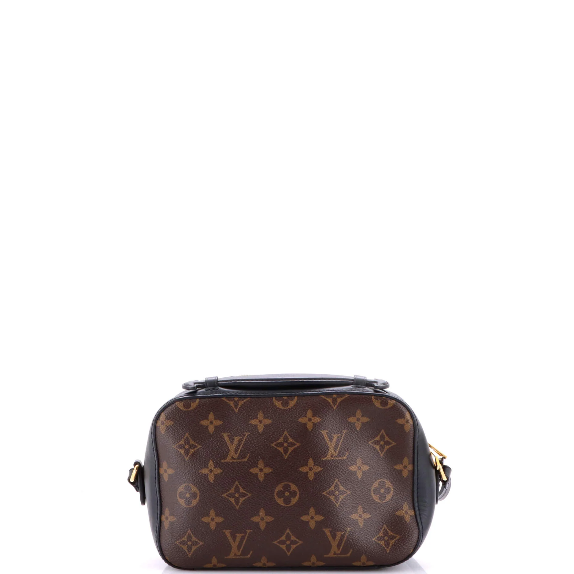 Saintonge Handbag Monogram Canvas with Leather - Image 3