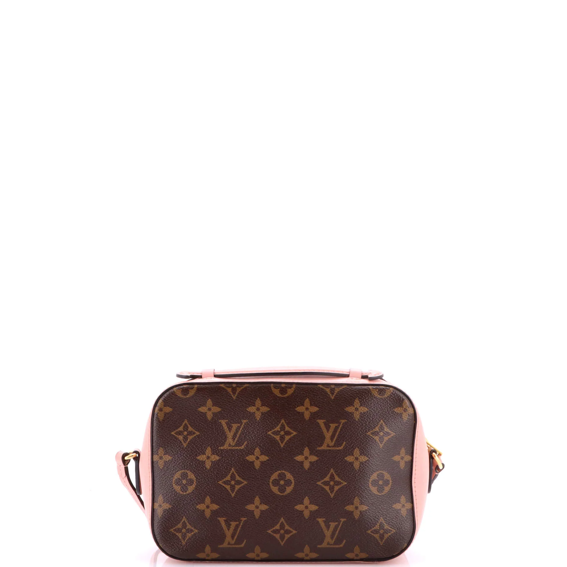 Saintonge Handbag Monogram Canvas with Leather - Image 3