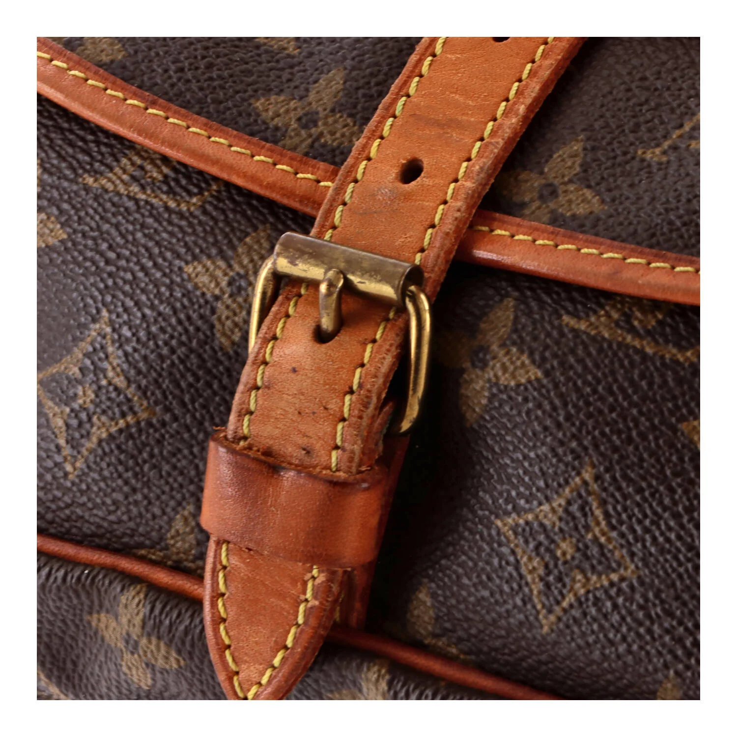 Saumur Handbag Monogram Canvas 30 - Image 8