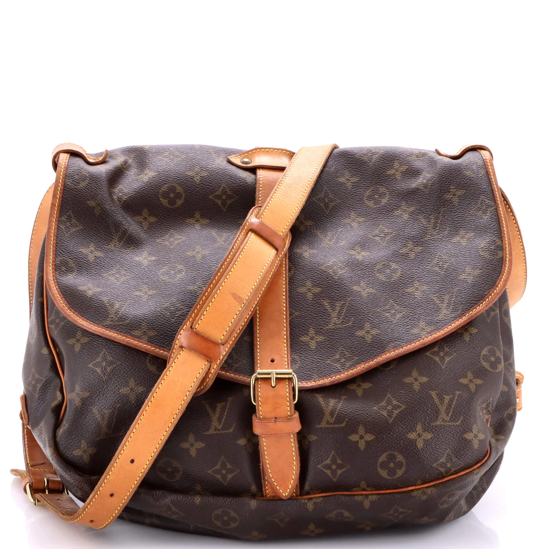 Saumur Handbag Monogram Canvas 35