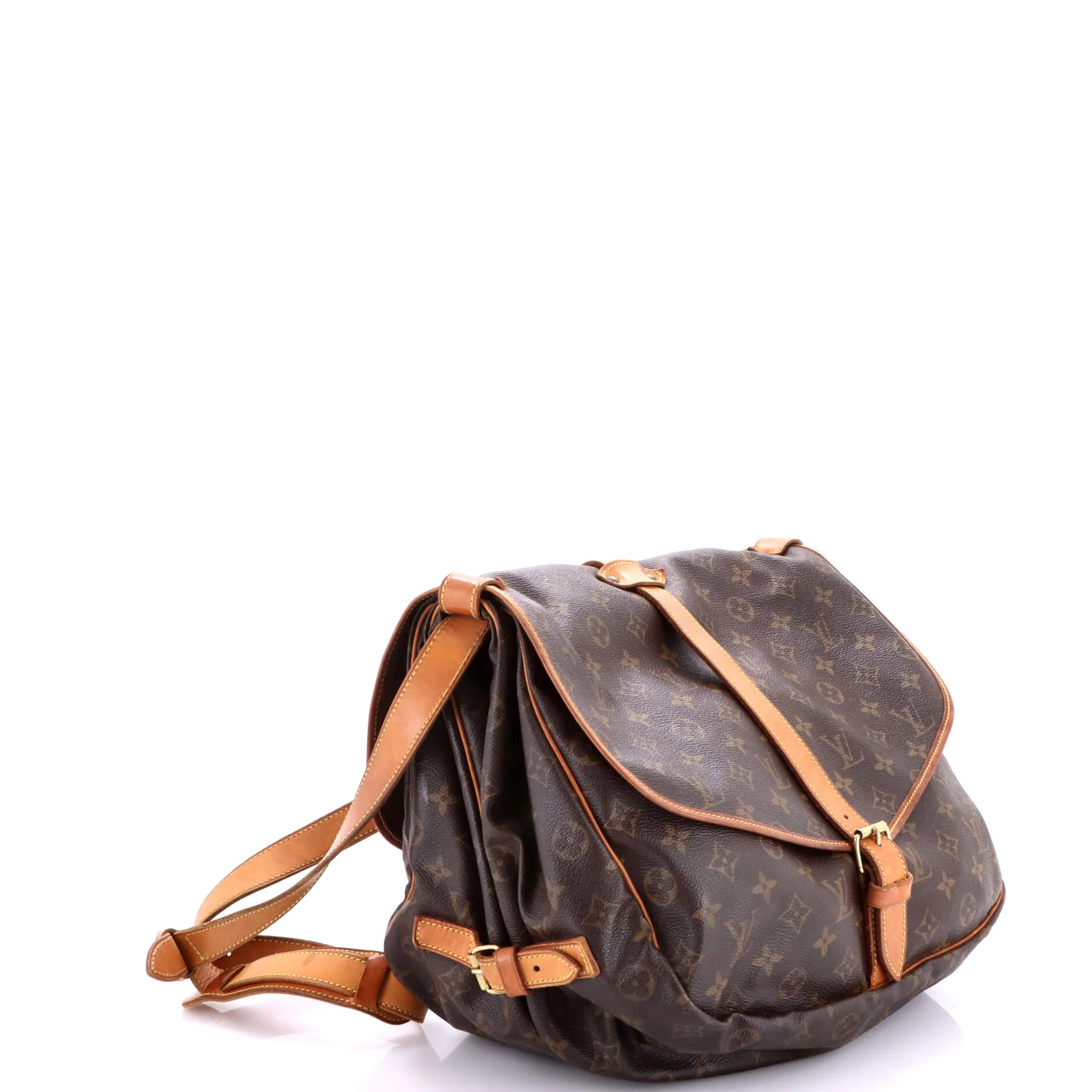Saumur Handbag Monogram Canvas 35 - Image 2