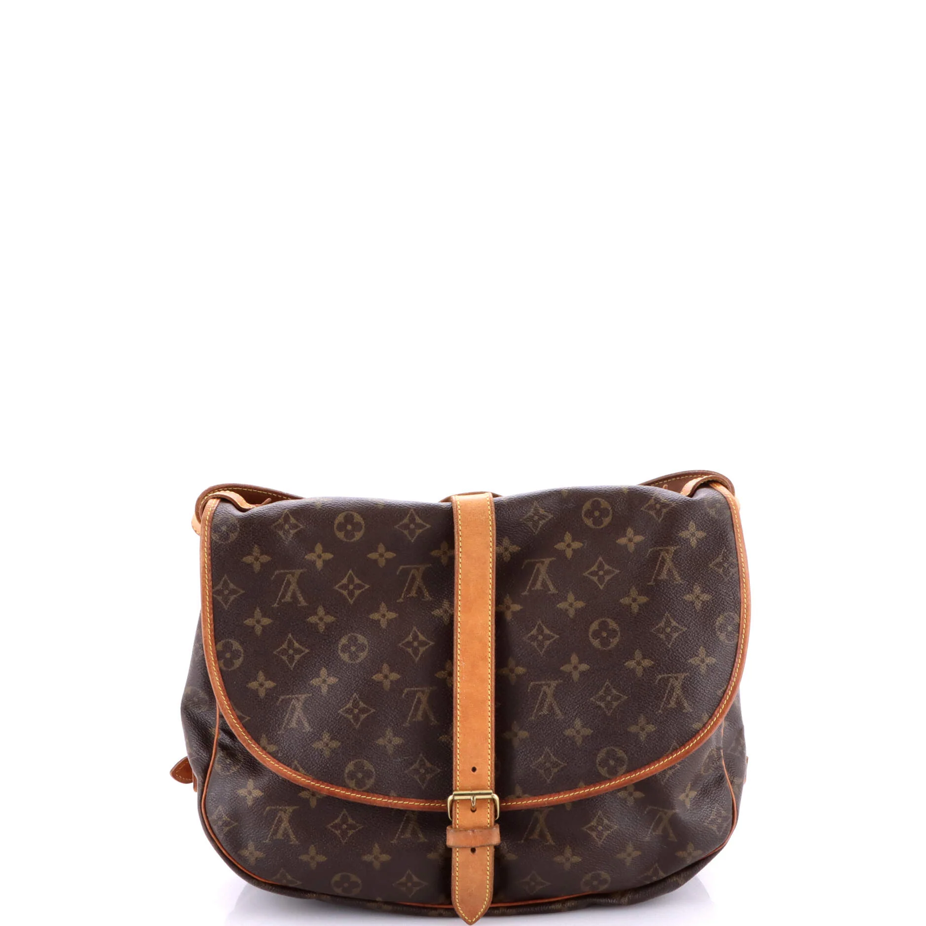 Saumur Handbag Monogram Canvas 35 - Image 3