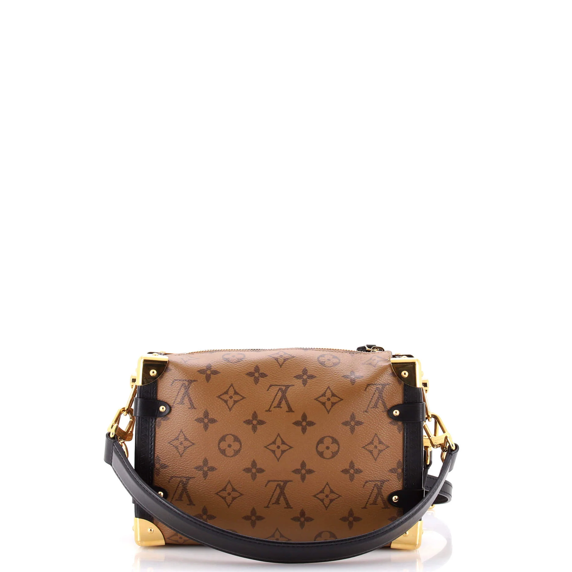 Side Trunk Handbag Limited Edition Sun Yitian Reverse Monogram Canvas MM - Image 3