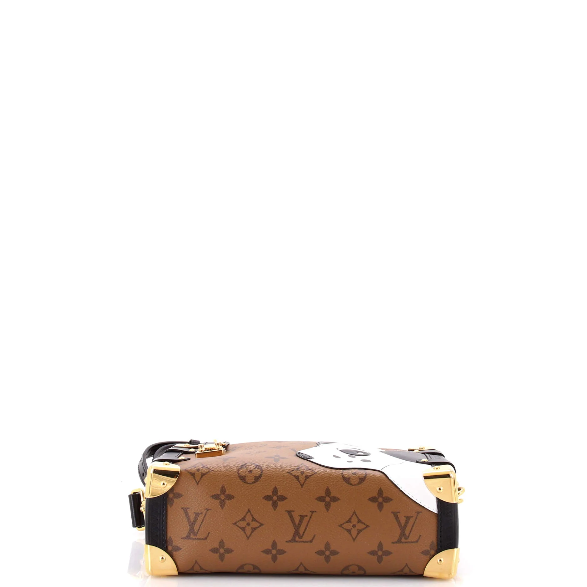 Side Trunk Handbag Limited Edition Sun Yitian Reverse Monogram Canvas MM - Image 4