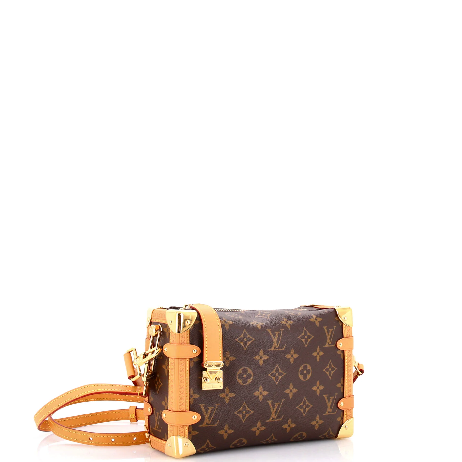 Side Trunk Handbag Monogram Canvas MM - Image 2