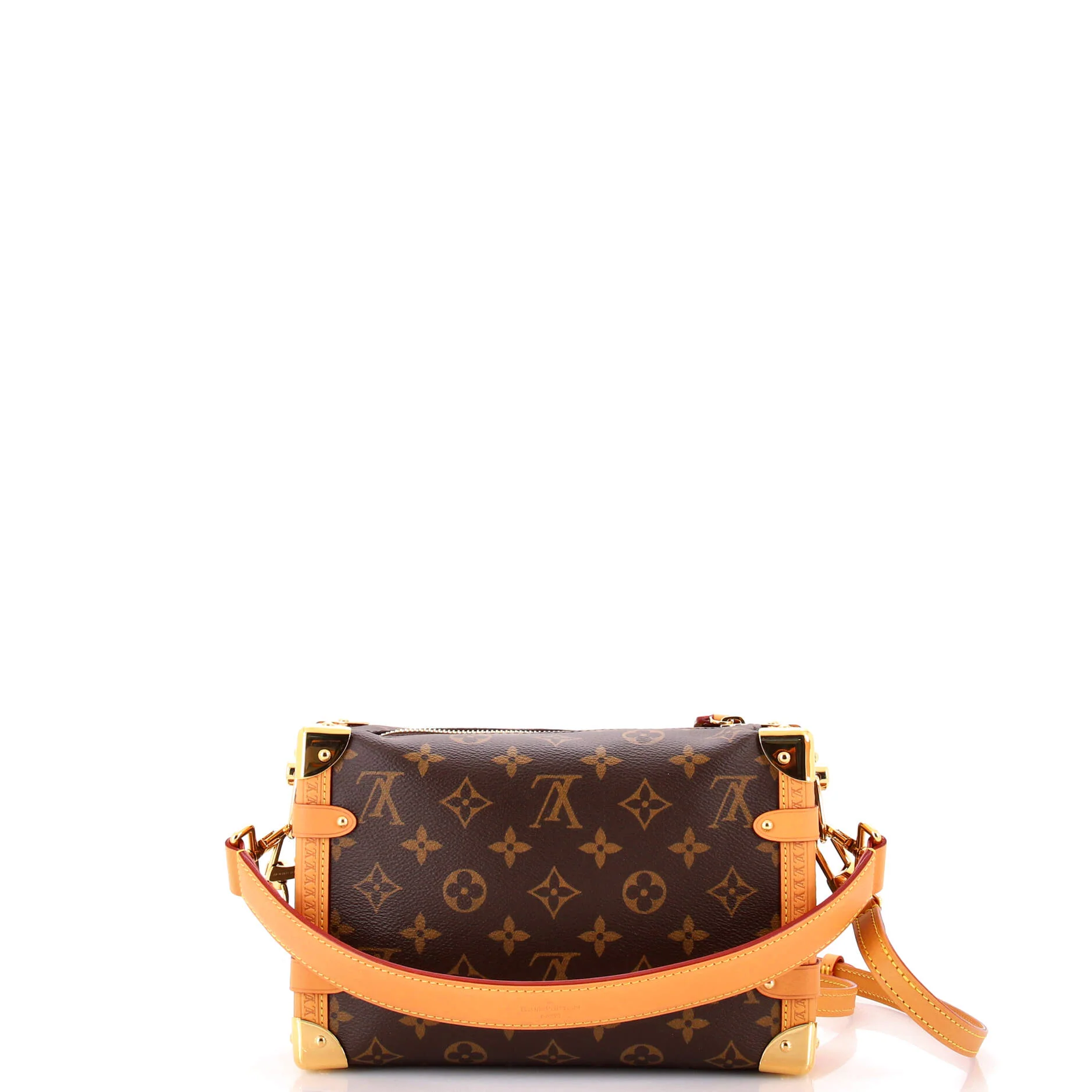Side Trunk Handbag Monogram Canvas MM - Image 3