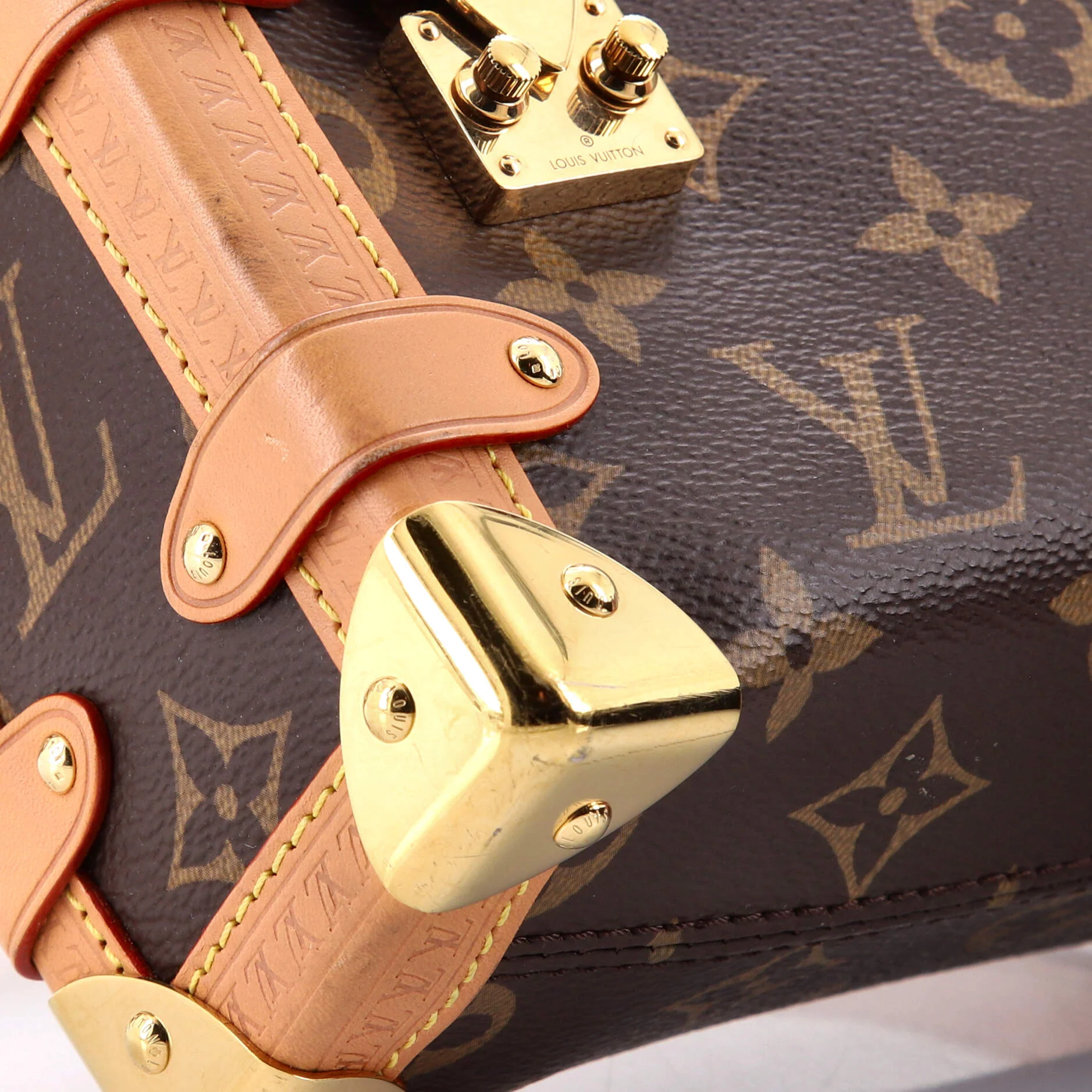 Side Trunk Handbag Monogram Canvas PM - Image 7