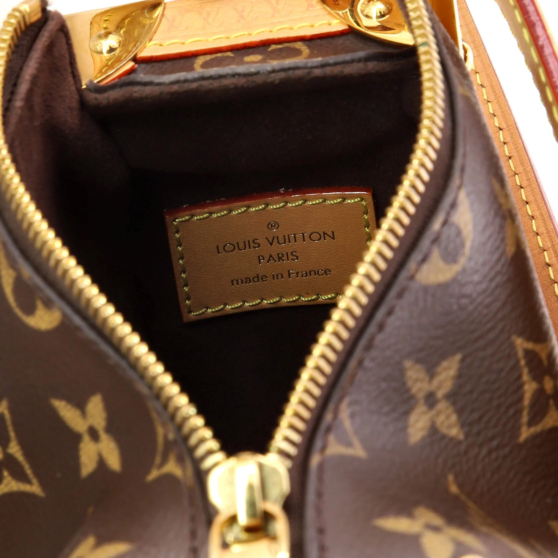 Side Trunk Handbag Monogram Canvas PM - Image 8