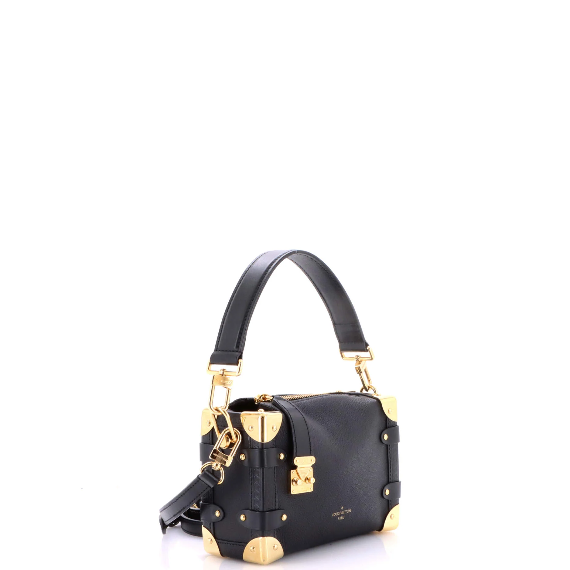 Side Trunk Handbag Taurillon Leather PM - Image 2