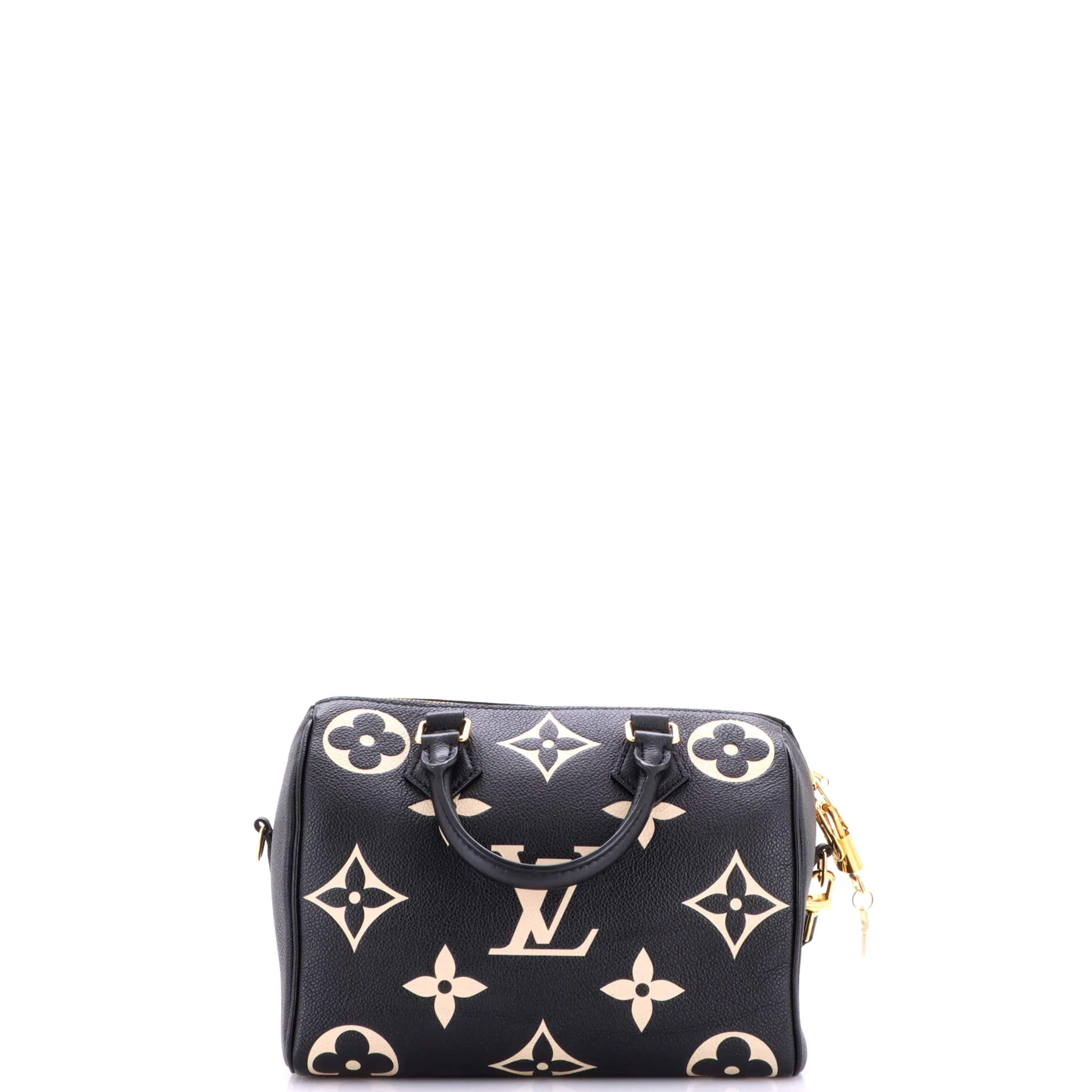 Speedy Bandouliere Bag Bicolor Monogram Empreinte Giant 25 - Image 3