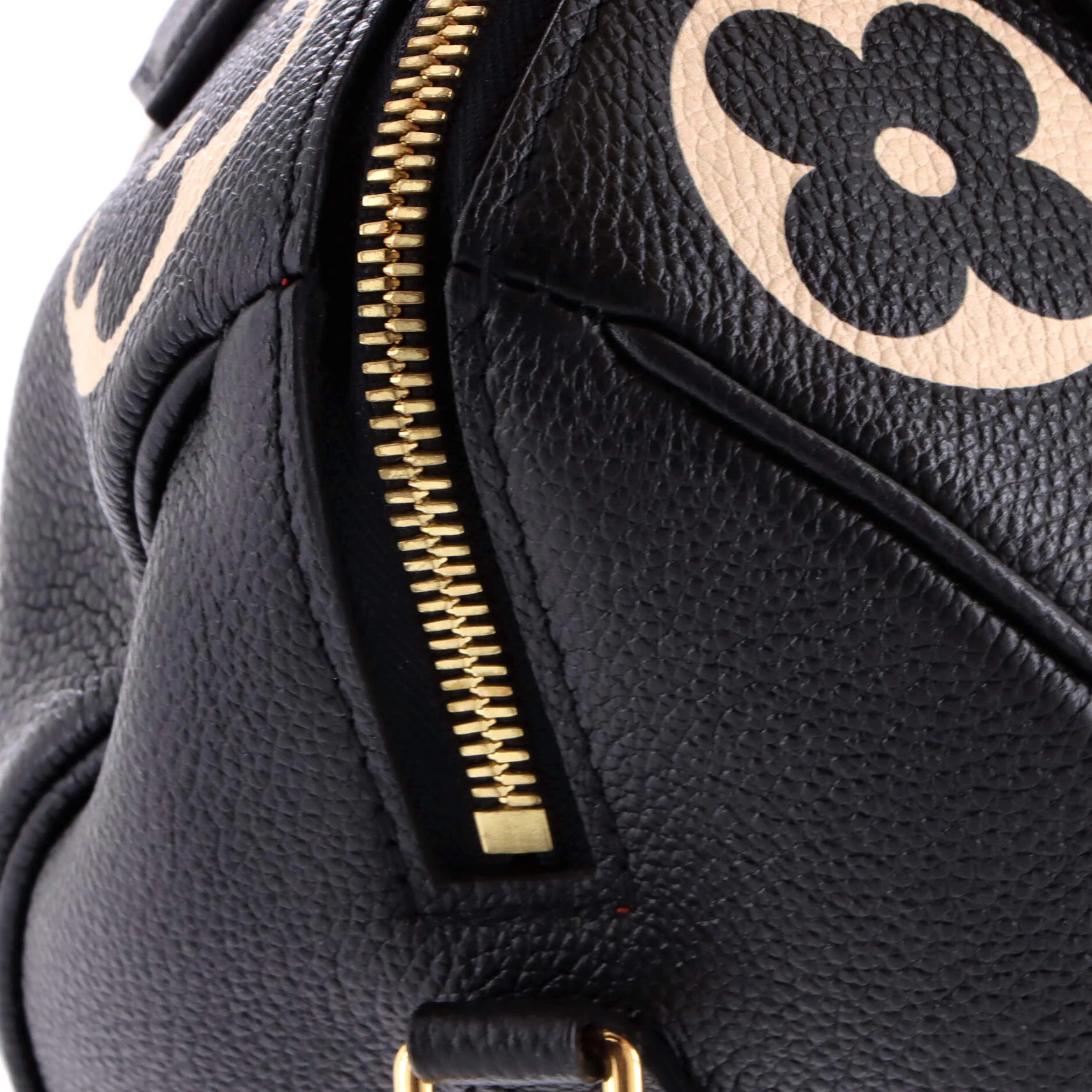 Speedy Bandouliere Bag Bicolor Monogram Empreinte Giant 25 - Image 7