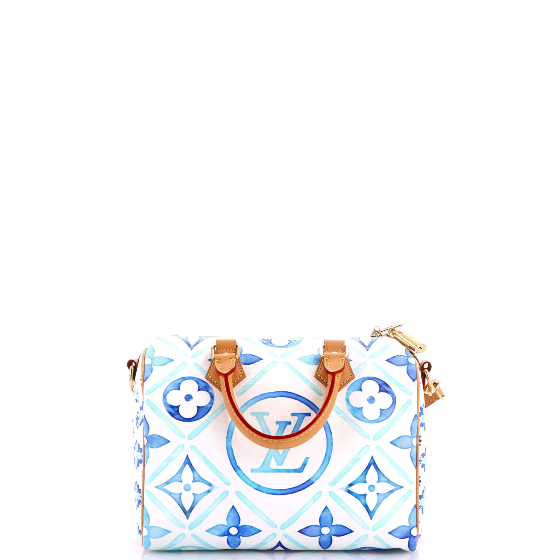 Speedy Bandouliere Bag By The Pool Monogram Tile Canvas 25 - Image 3