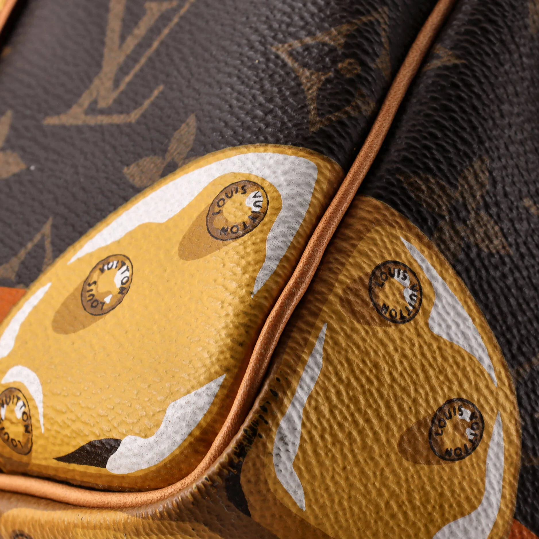 Speedy Bandouliere Bag Limited Edition Summer Trunks Monogram Canvas 30 - Image 6