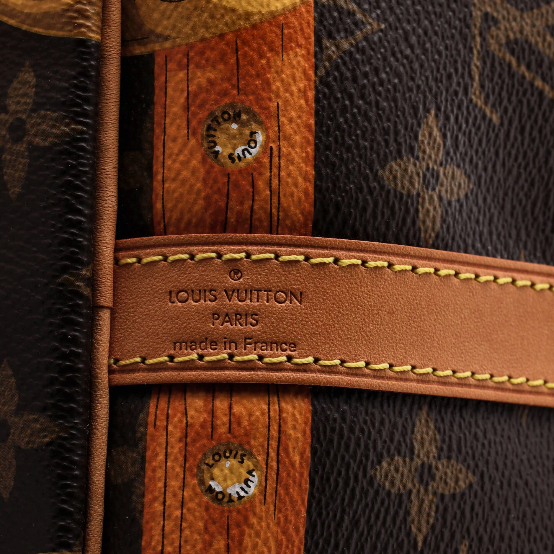 Speedy Bandouliere Bag Limited Edition Summer Trunks Monogram Canvas 30 - Image 7