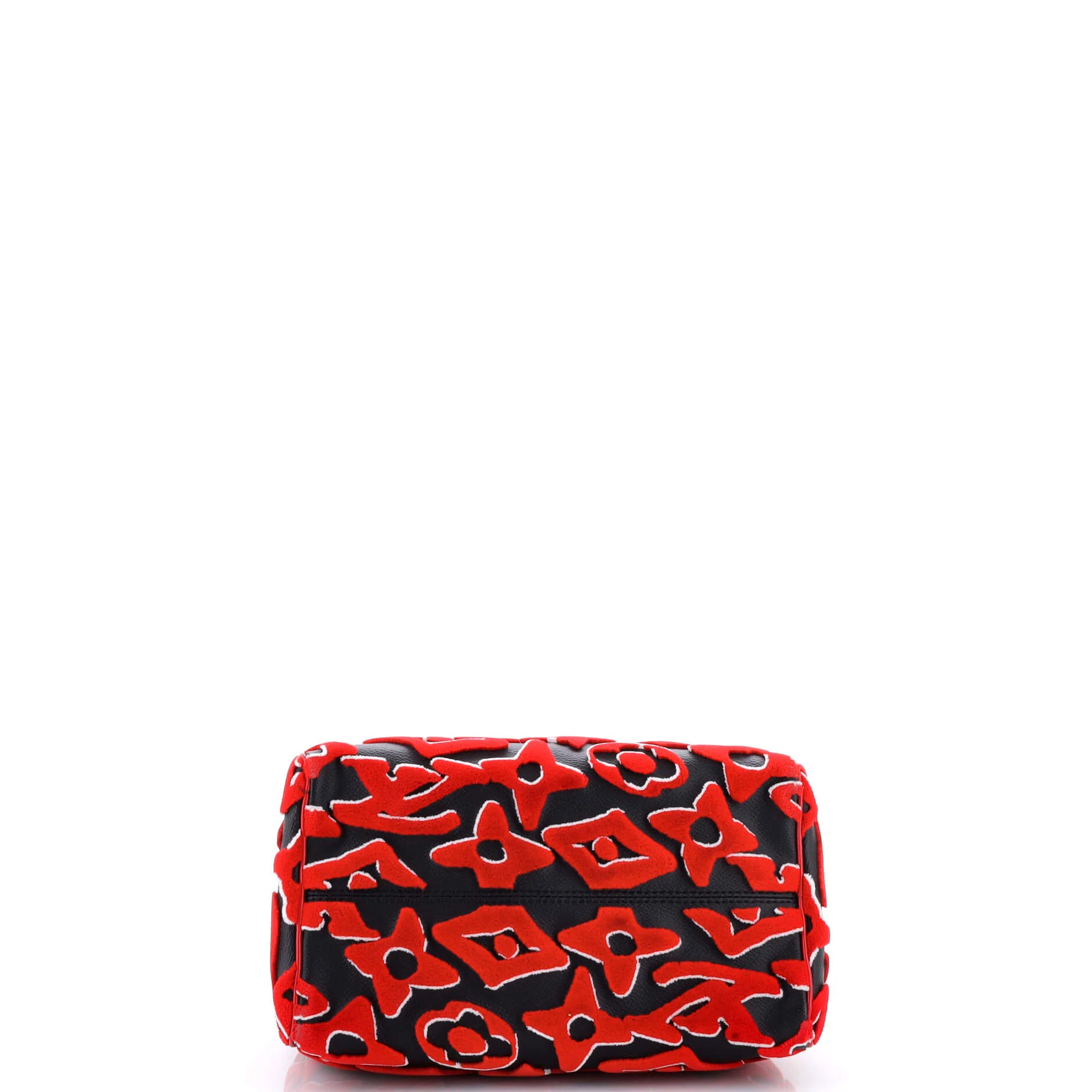 Speedy Bandouliere Bag Limited Edition Urs Fischer Tufted Monogram Canvas 25 - Image 4