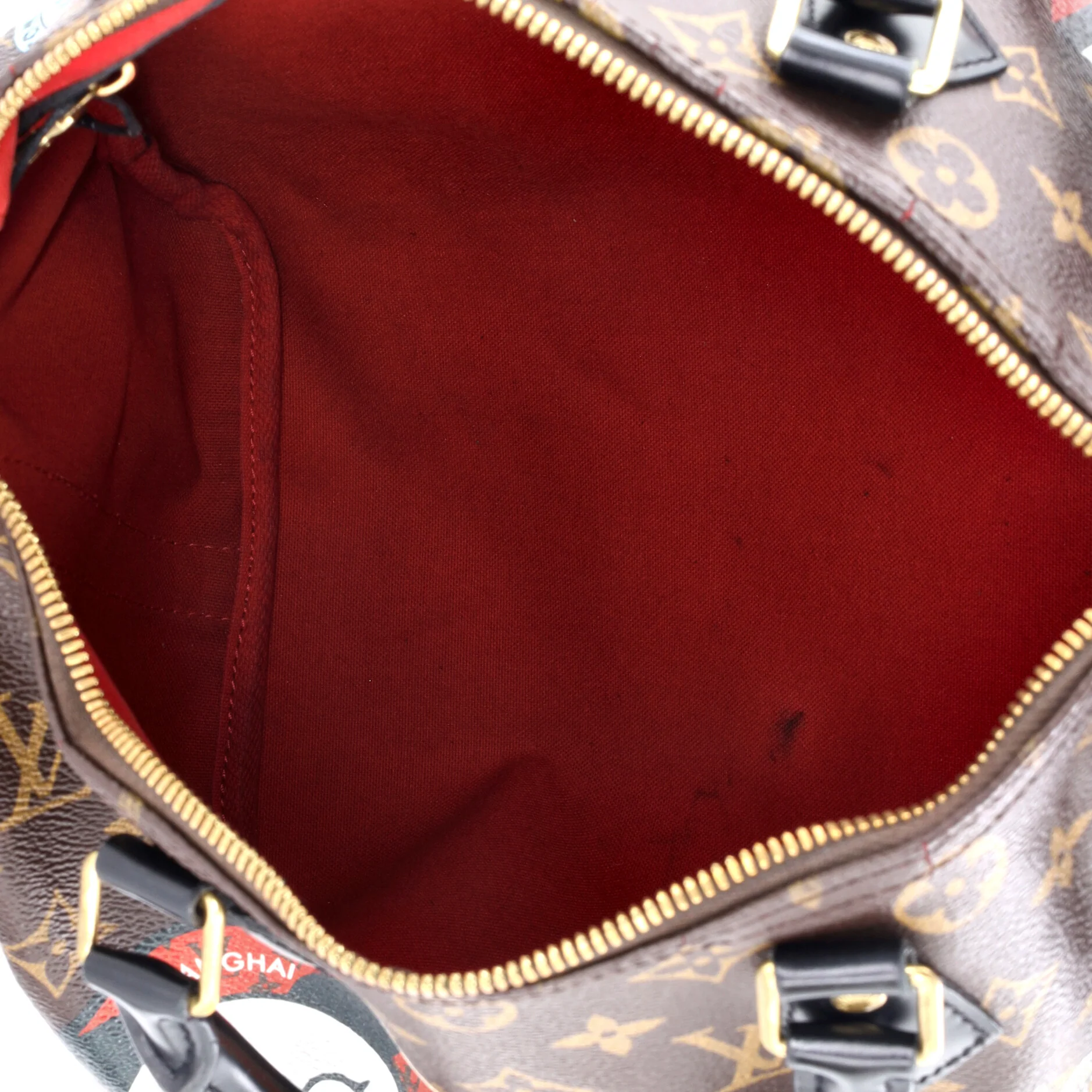 Speedy Bandouliere Bag Limited Edition World Tour Monogram Canvas 30 - Image 8