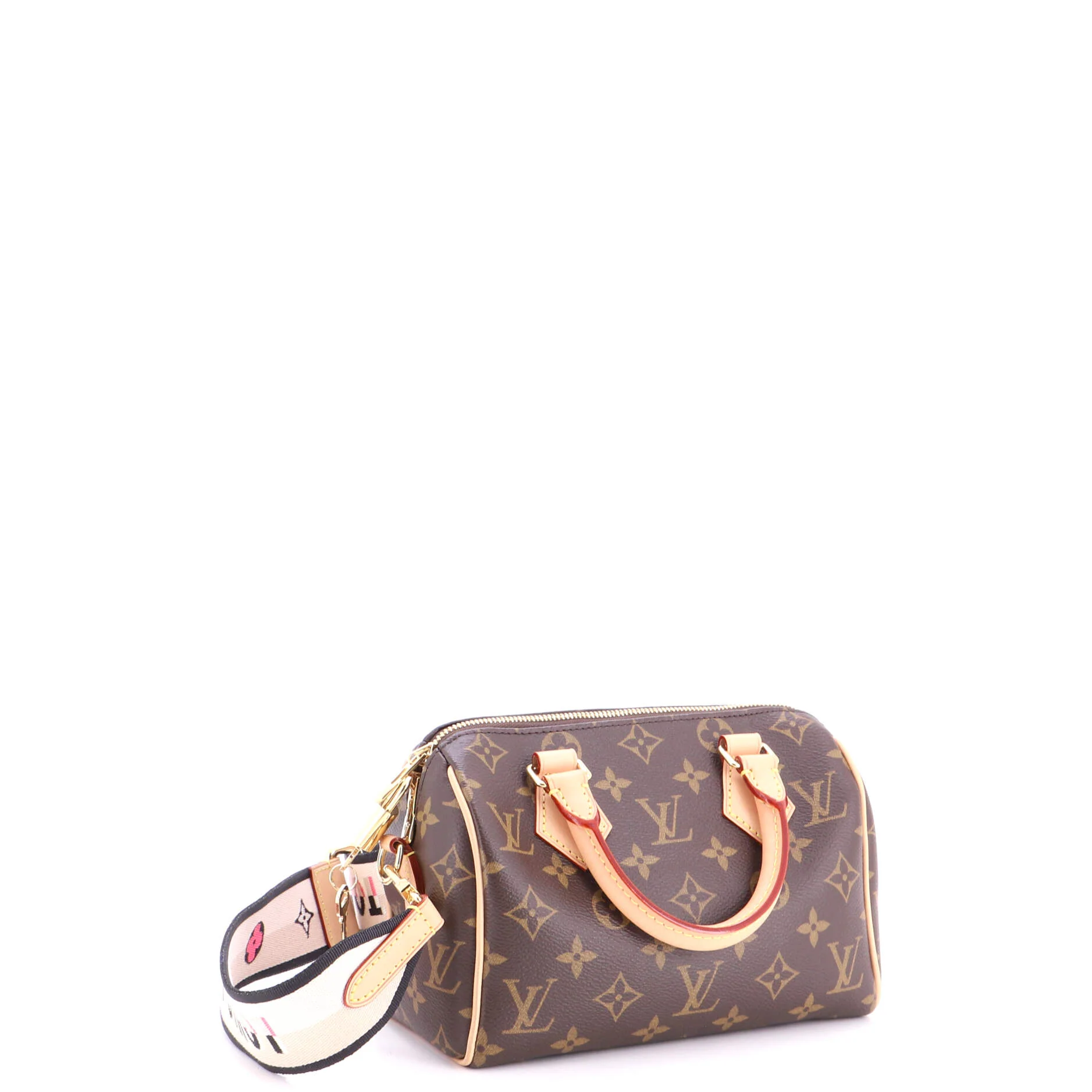 Speedy Bandouliere Bag Monogram Canvas 20 - Image 2