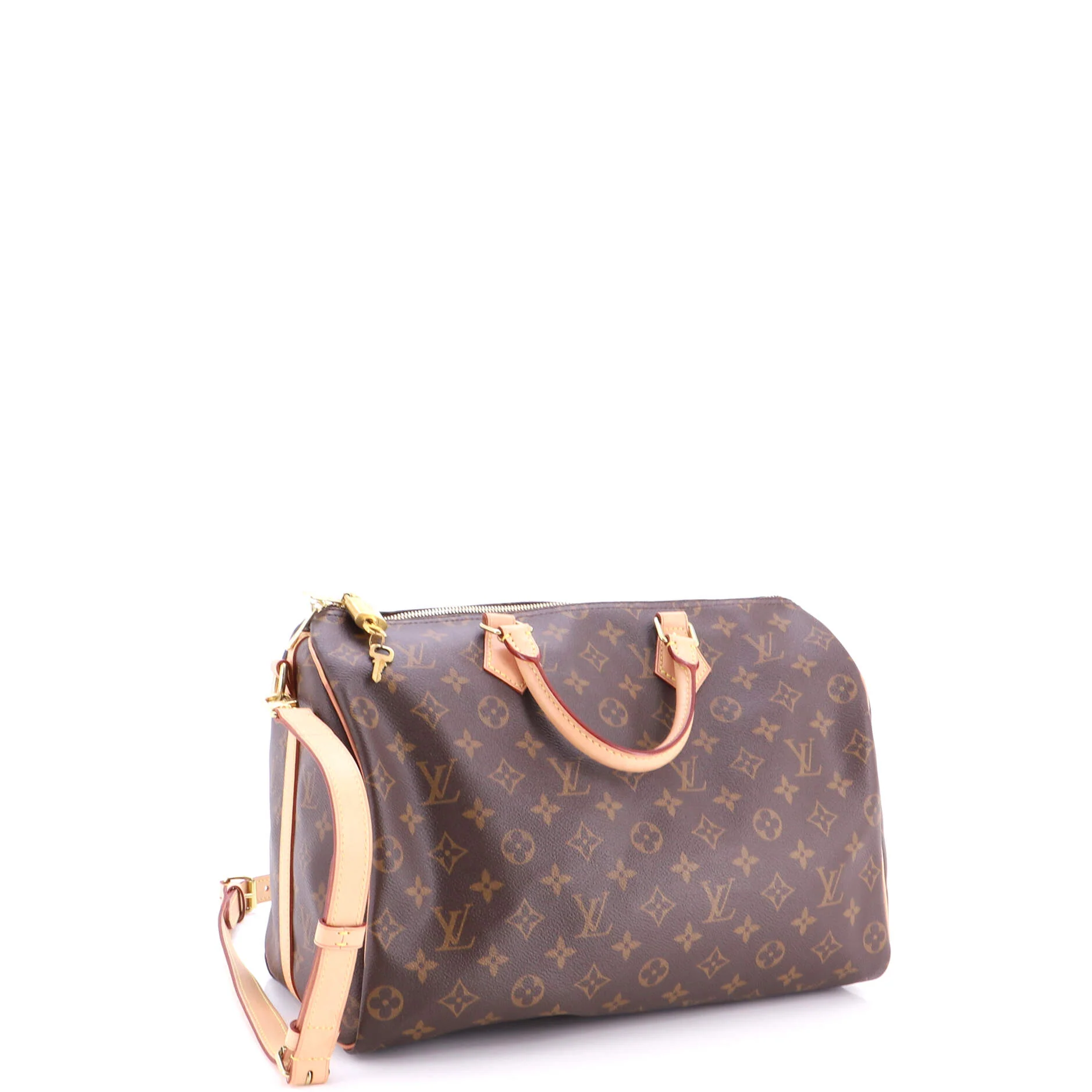 Speedy Bandouliere Bag Monogram Canvas 35 - Image 2