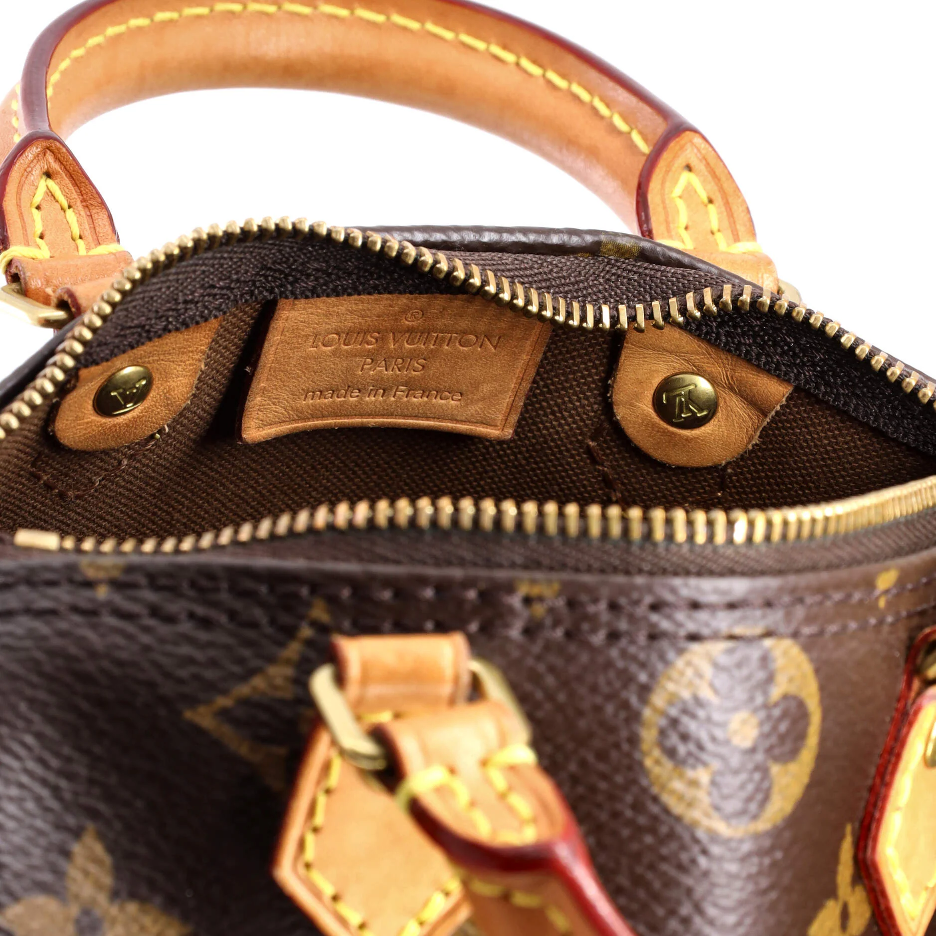 Speedy Bandouliere Bag Monogram Canvas Nano - Image 8