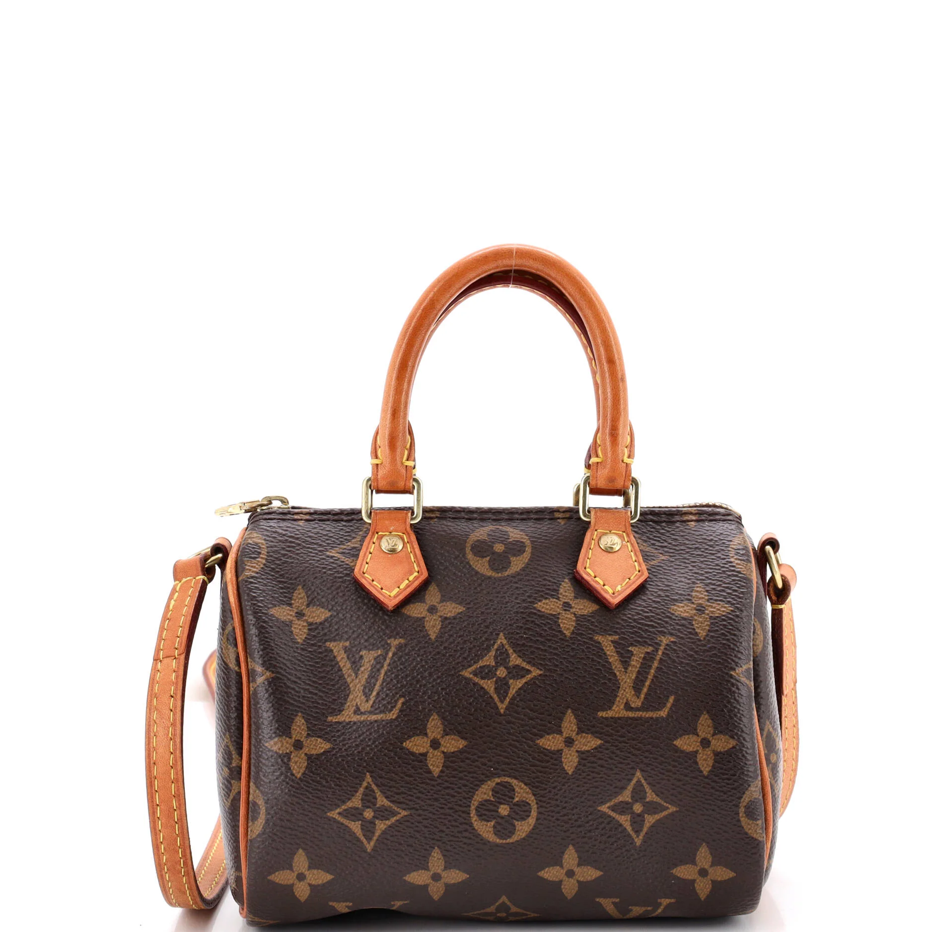 Speedy Bandouliere Bag Monogram Canvas Nano