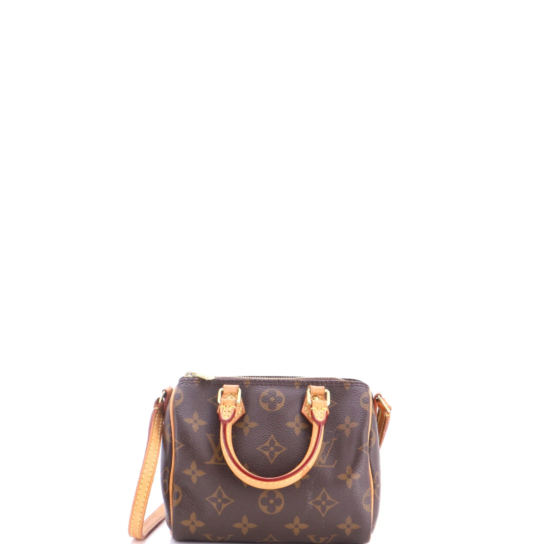 Speedy Bandouliere Bag Monogram Canvas Nano