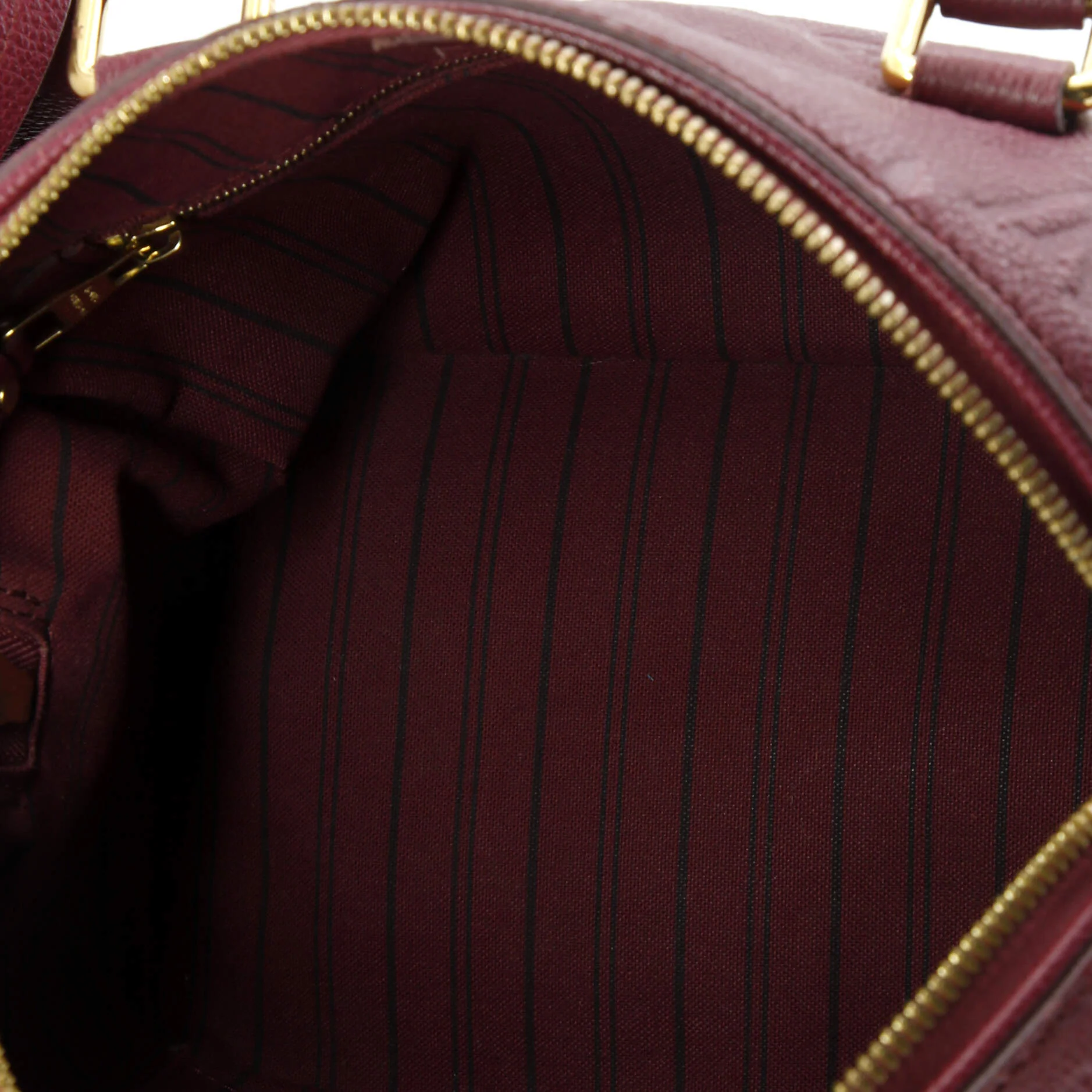 Speedy Bandouliere Bag Monogram Empreinte Leather 25 - Image 5