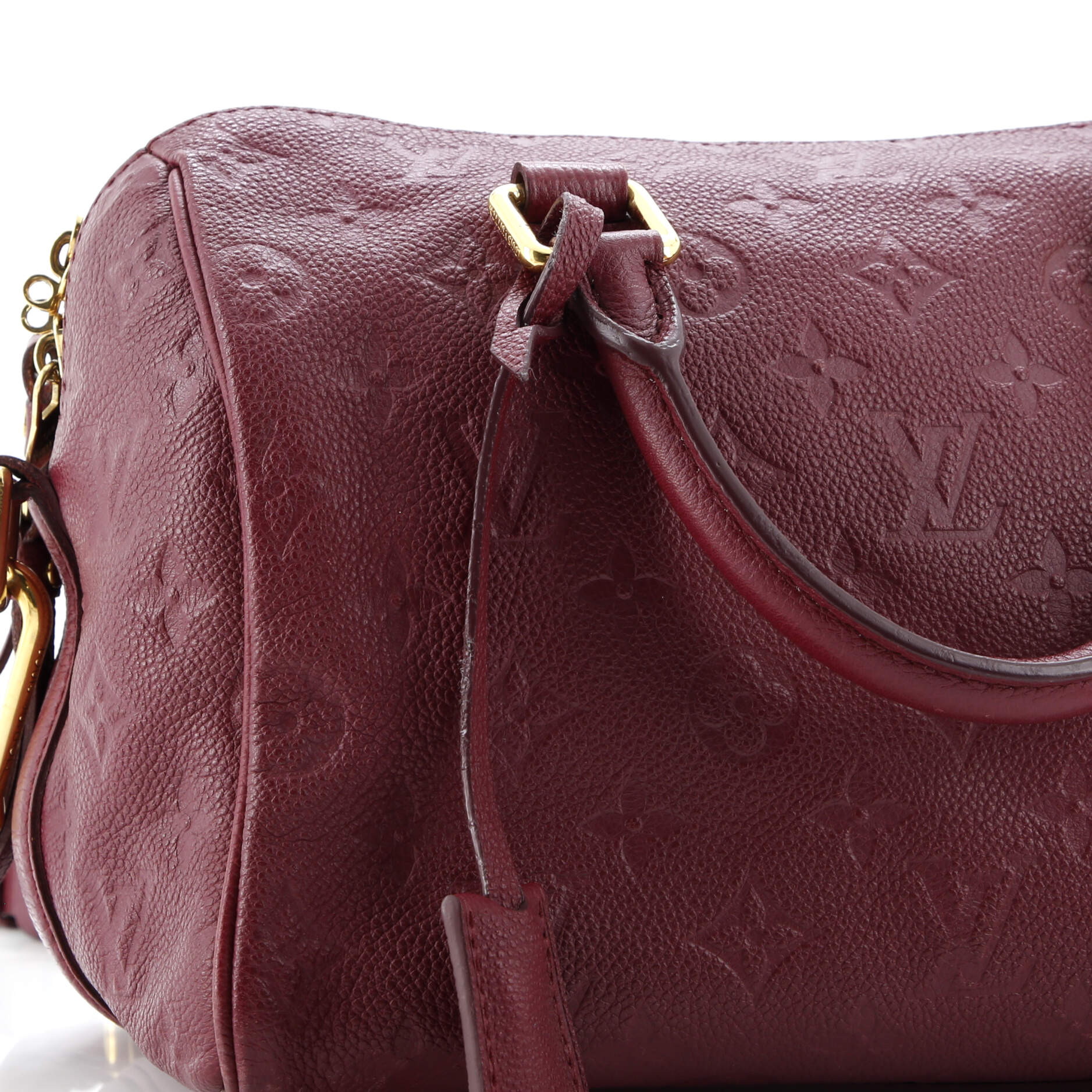 Speedy Bandouliere Bag Monogram Empreinte Leather 25 - Image 7