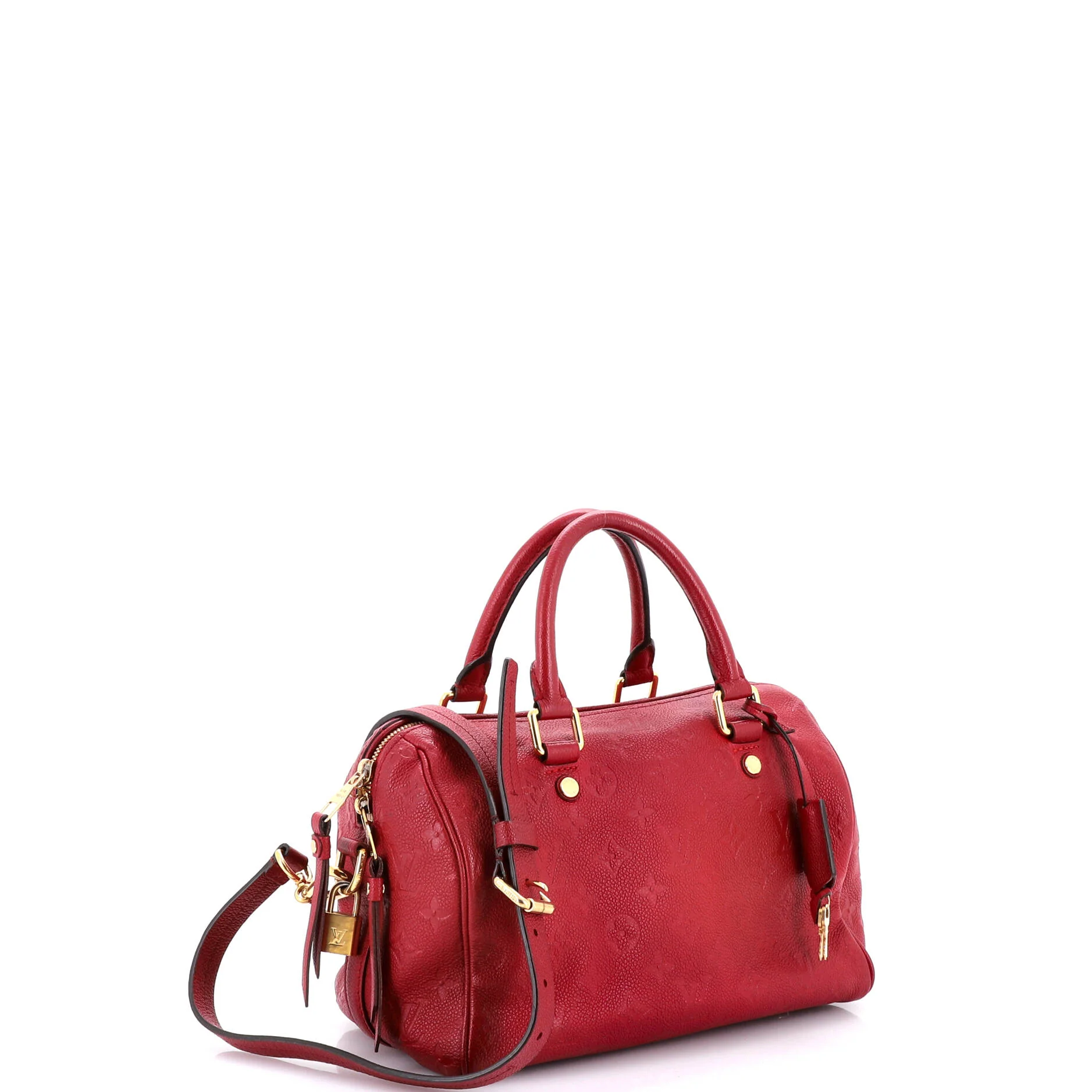 Speedy Bandouliere Bag Monogram Empreinte Leather 25 - Image 2
