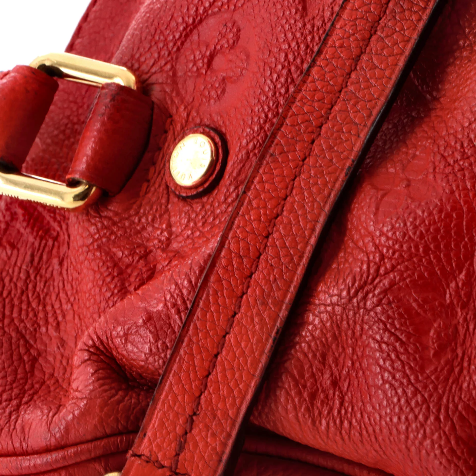 Speedy Bandouliere Bag Monogram Empreinte Leather 25 - Image 8